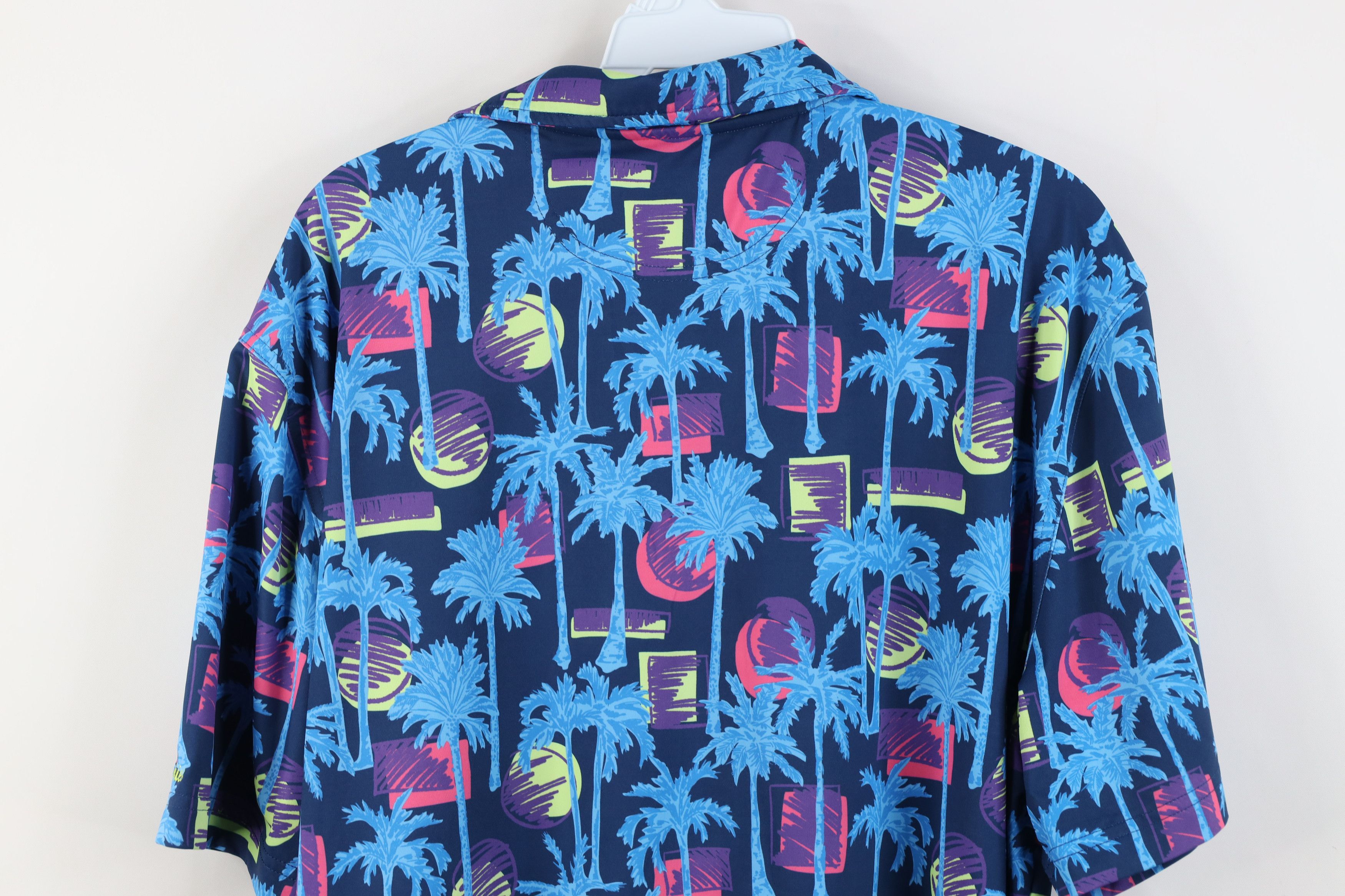 Chubbies Chubbies Neon Light Palm Tree Short Sleeve Polo Shirt Size US L / EU 52-54 / 3 - 9 Thumbnail