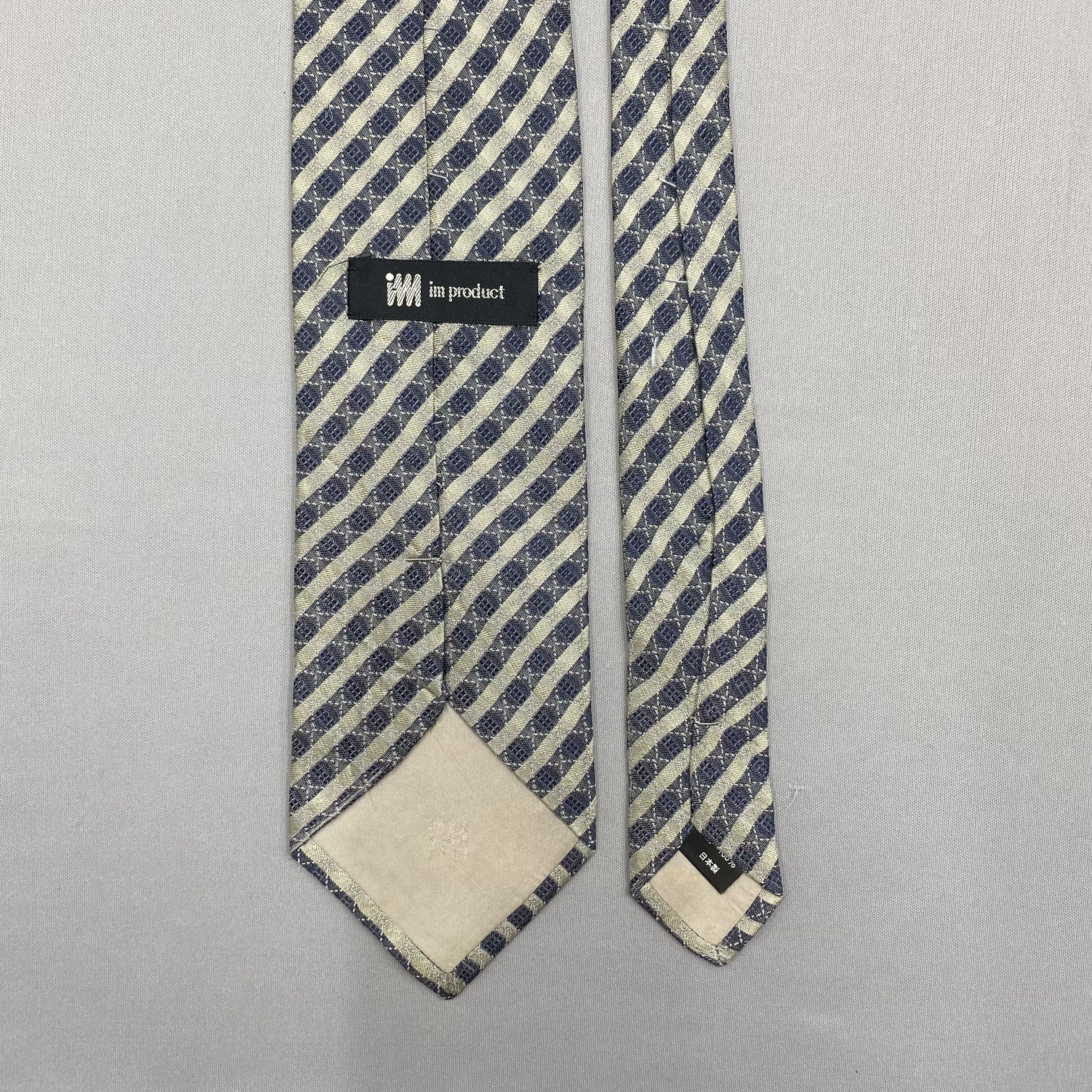 Issey Miyake Vintage Issey Miyake SILK Necktie Cravate Pure Silk Size ONE SIZE - 6 Thumbnail