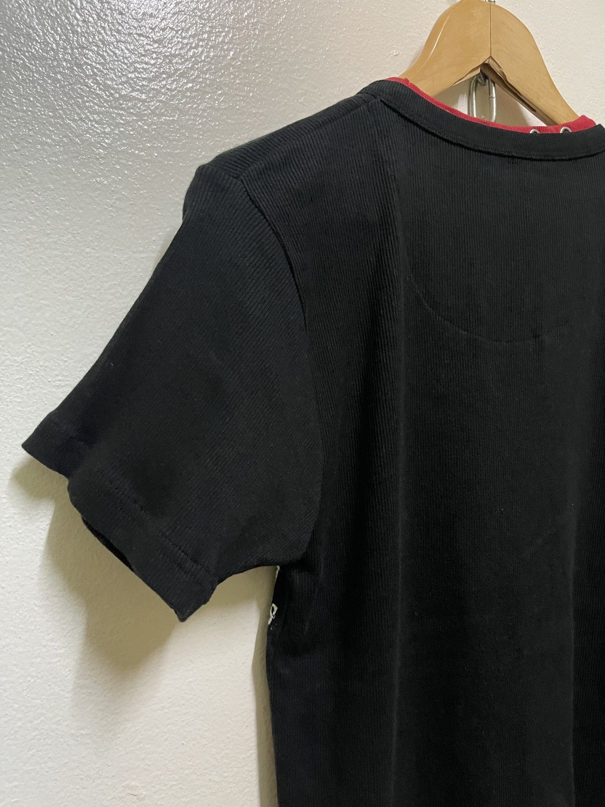 Japanese Brand Beaumere Lace Up Poem Punk T Shirt Size US L / EU 52-54 / 3 - 10 Thumbnail