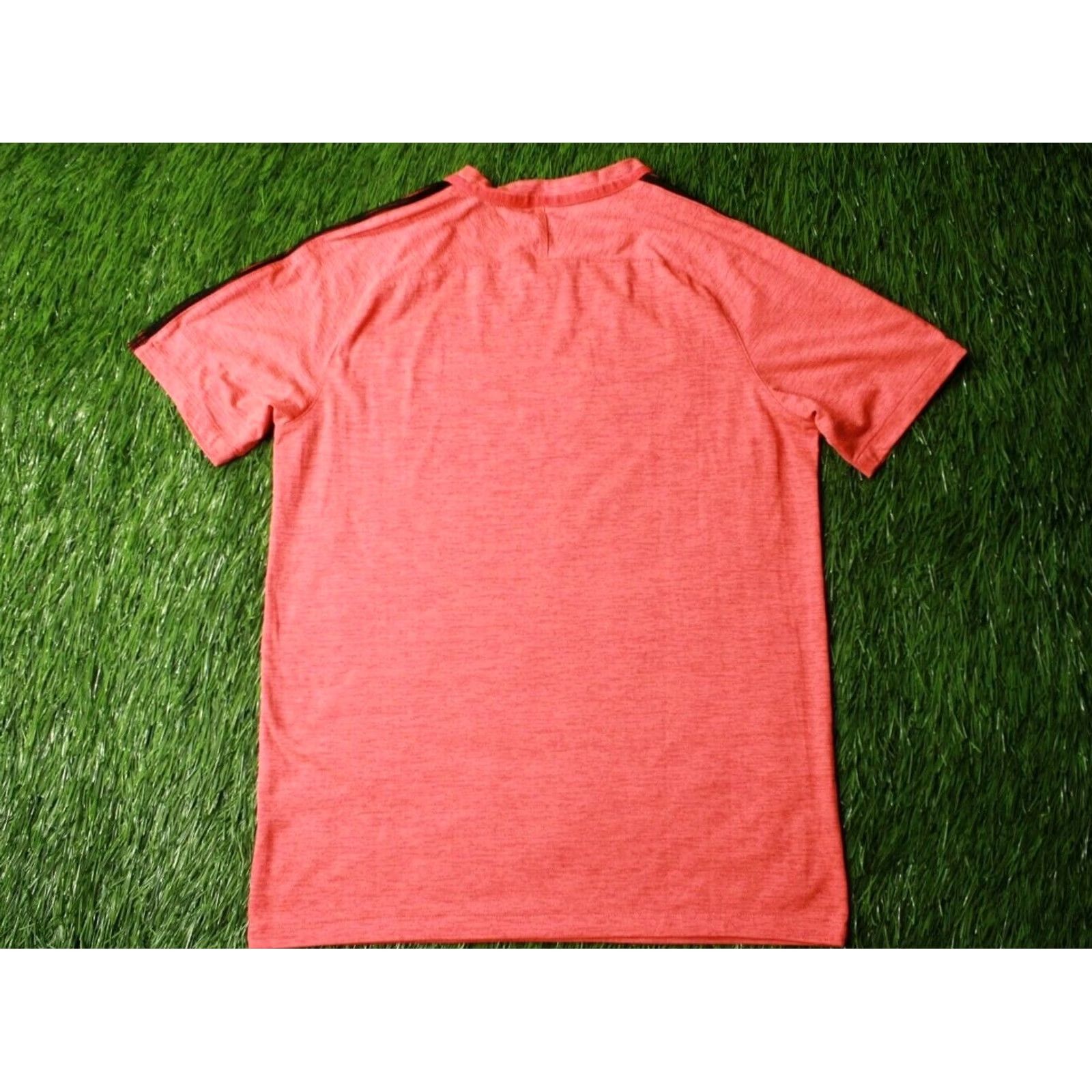 Nike Nike Dri-FIT Mens Football Jersey Shirt Size M Orange and Black Short Sleeve Jersey, Classic Fit Size US M / EU 48-50 / 2 - 6 Thumbnail