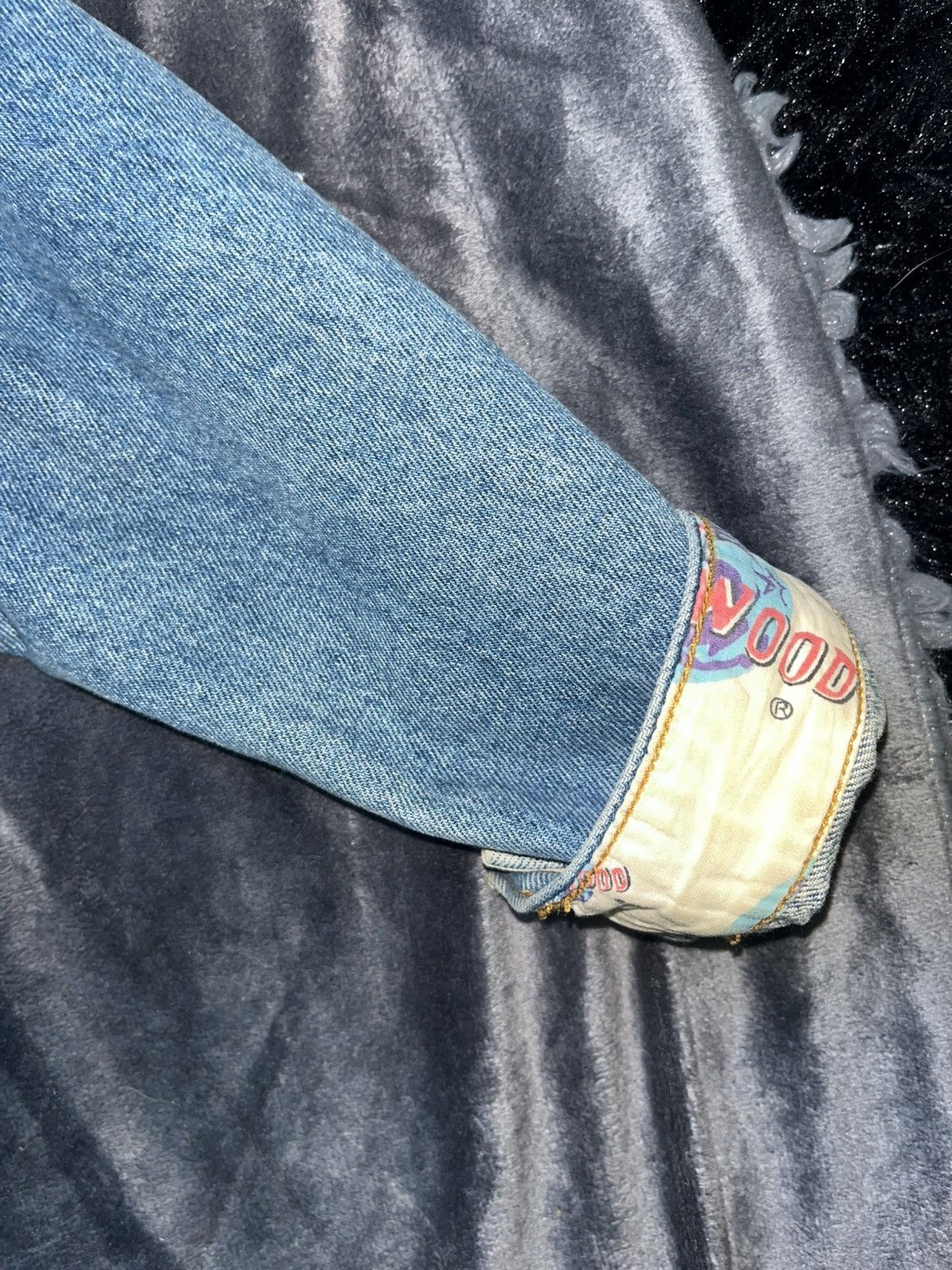 Planet Hollywood Vintage 90s Planet Hollywood Jean/ Denim Jacket Size M / US 6-8 / IT 42-44 - 7 Thumbnail