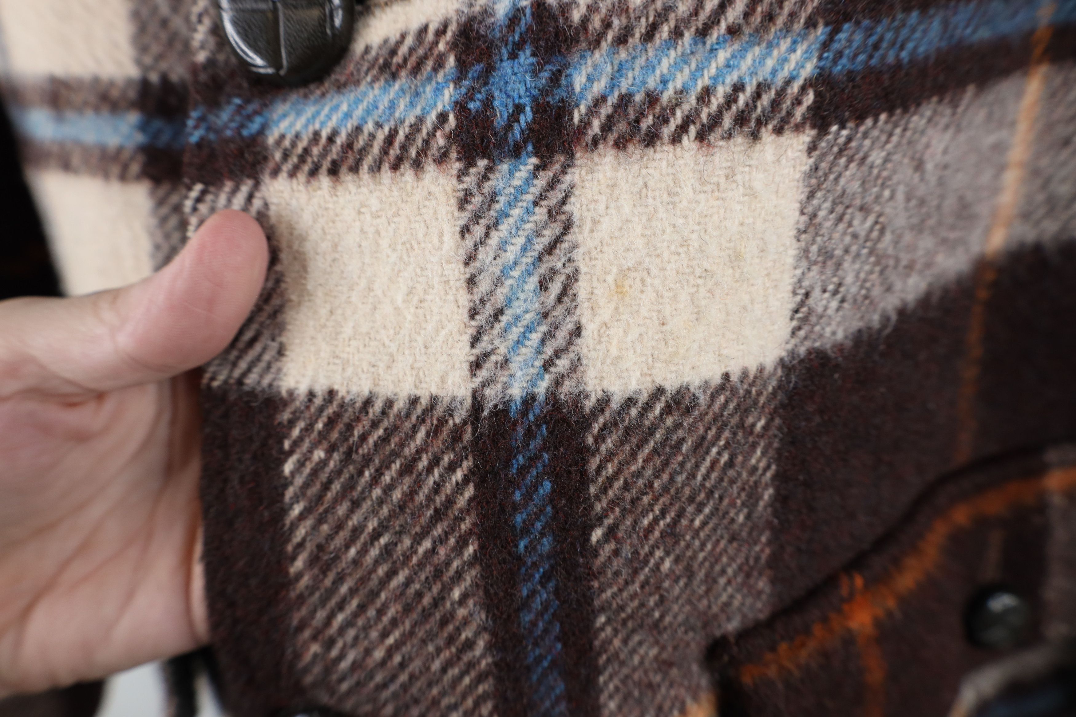 Vintage Vintage 60s 70s Streetwear Wool Button Jacket Plaid USA Size US L / EU 52-54 / 3 - 4 Thumbnail