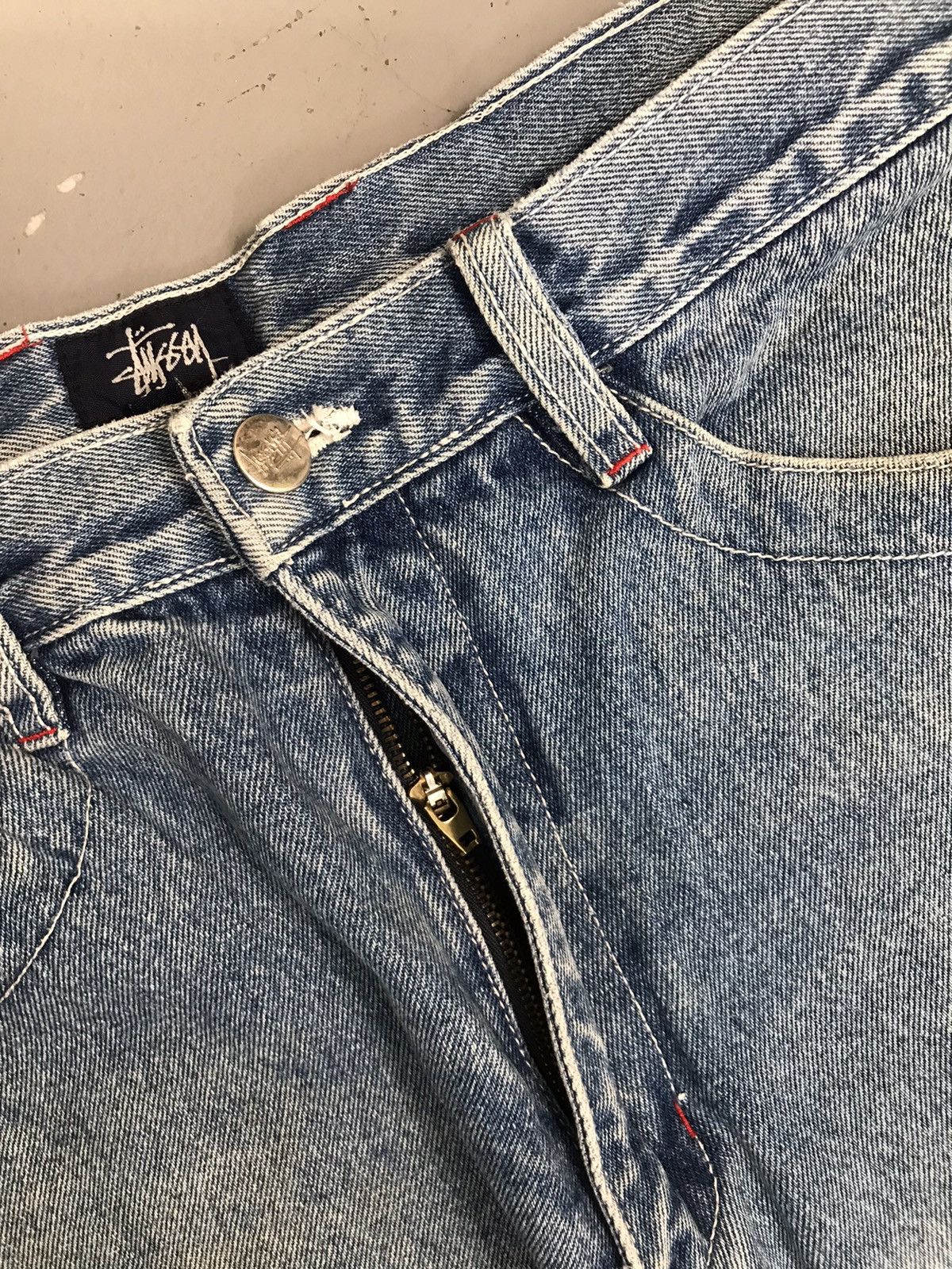 Stussy × Vintage Vintage 90s Stussy straight fit carpenter denim Size US 36 / EU 52 - 6 Thumbnail