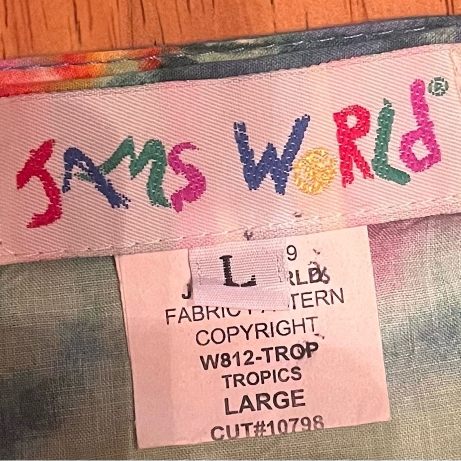 Jams World JAMS World Vintage Tropics Hawaiian print wrap skirt, size L Size 36" / US 14 / IT 50 - 4 Thumbnail