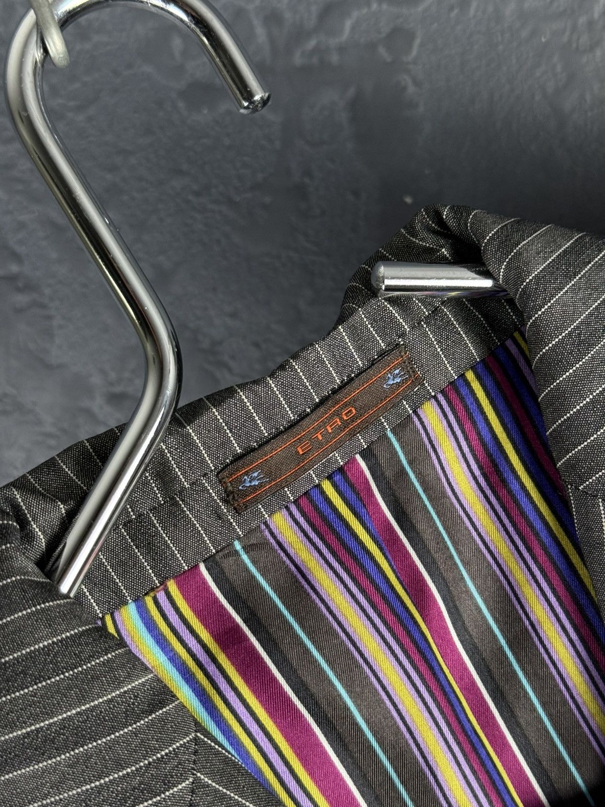 Etro Etro Milano Suit Stripes Wool Lana Size 48 Size 48R - 12 Thumbnail