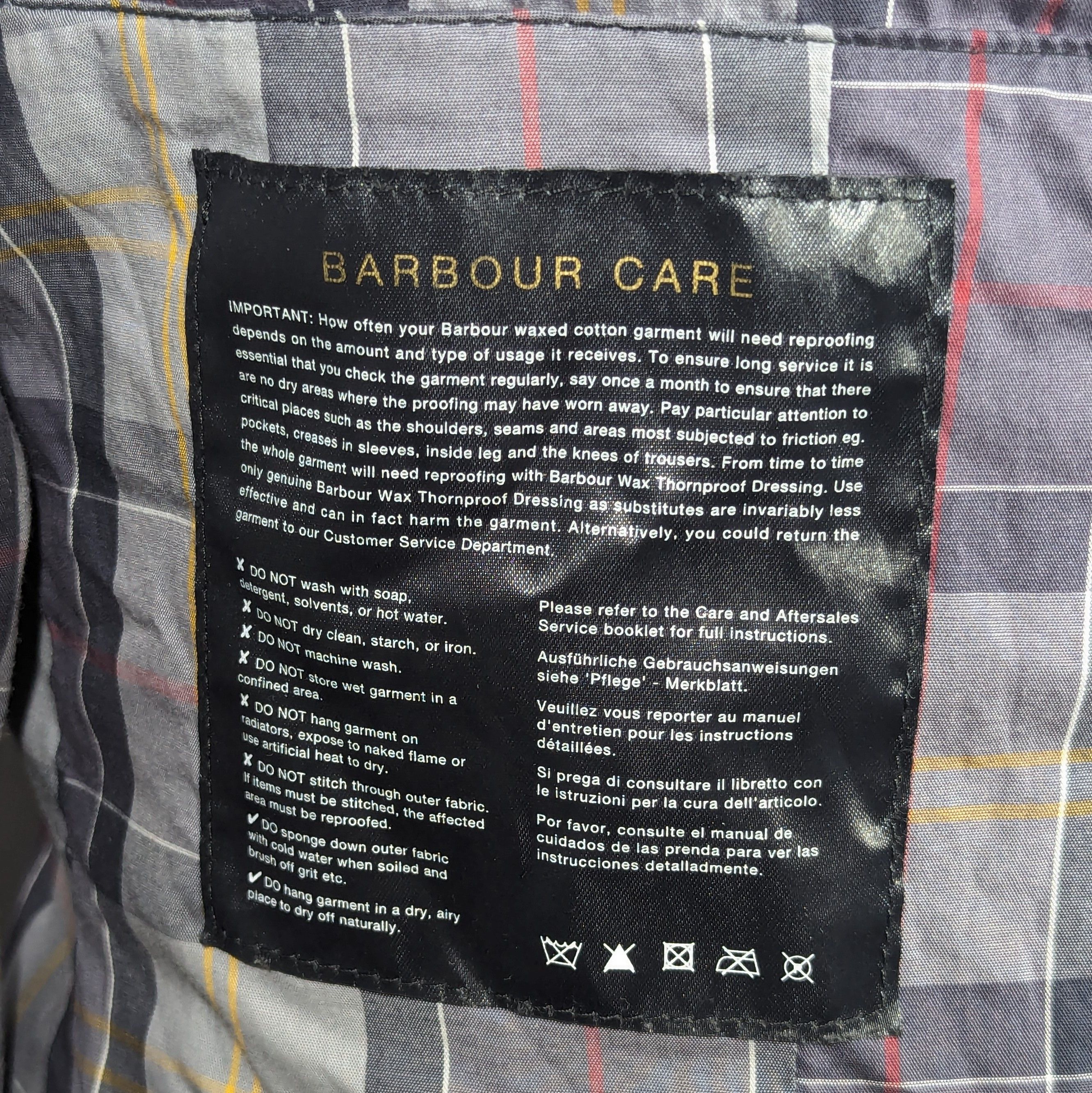 Barbour Barbour Flyweight Wax Utility Jacket Waxed Cotton England Size S / US 4 / IT 40 - 14 Thumbnail