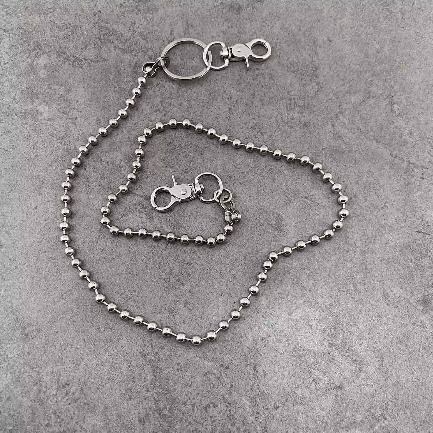 Jewelry Metal Beads Pant KeyChain Size ONE SIZE - 2 Thumbnail