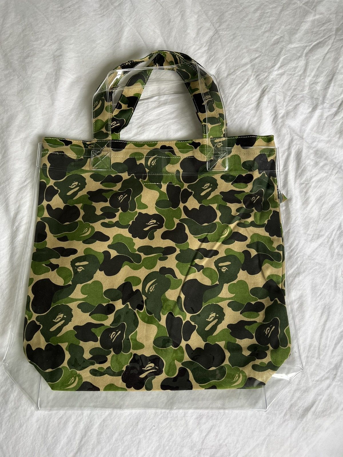 Bape ABC CLEAR TOTE BAG | Grailed