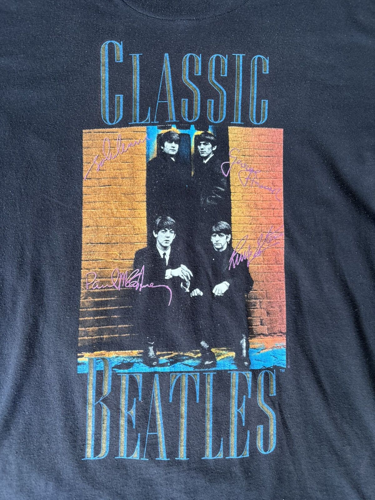 Band Tees × Vintage Vintage Beatles Band Tee Shirt Rare Size US M / EU 48-50 / 2 - 3 Thumbnail