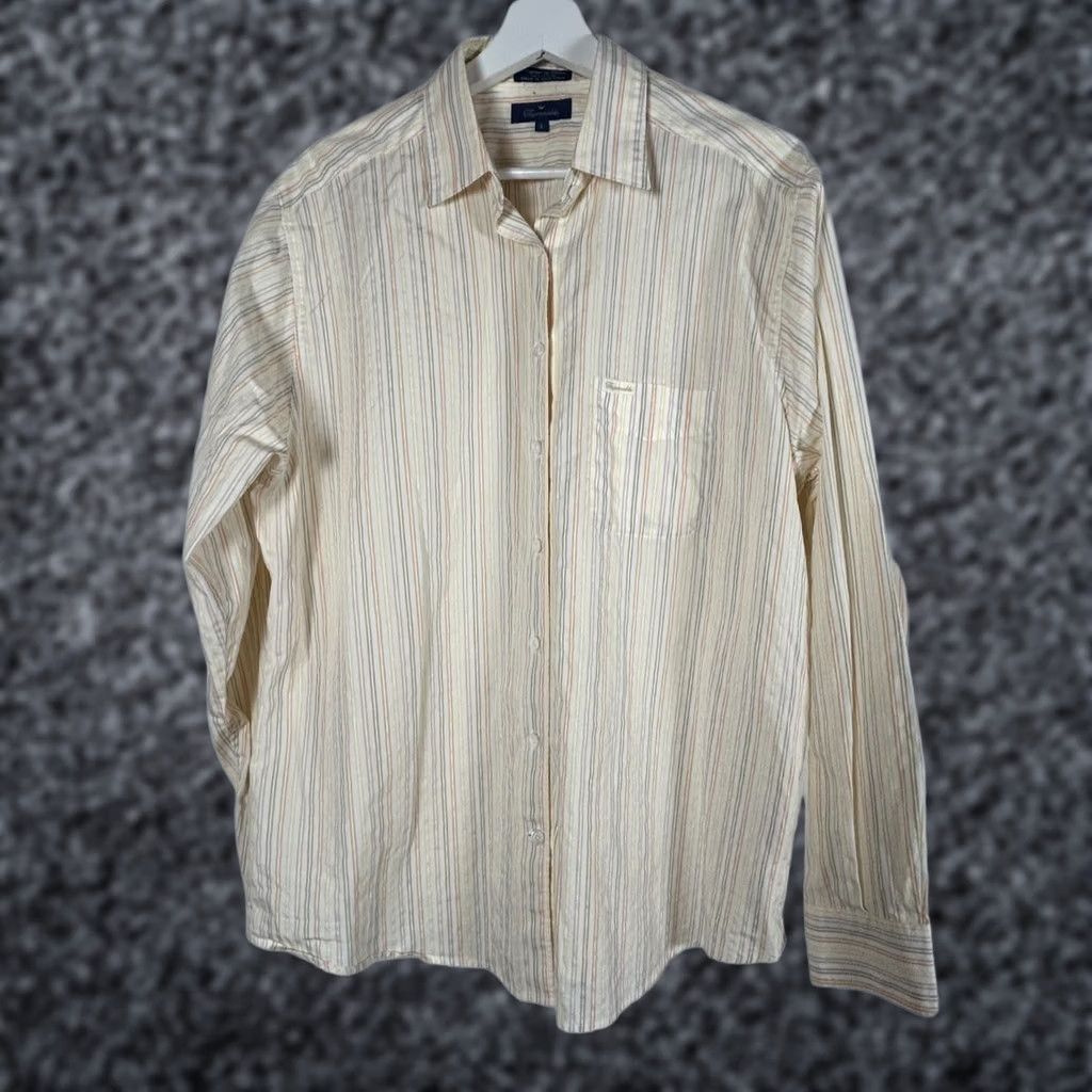 Faconnable Faconnable Shirt Women Multicolor Striped Long Sleeve Button-Up Cotton Large Regular Size L Size L / US 10 / IT 46 - 1 Thumbnail