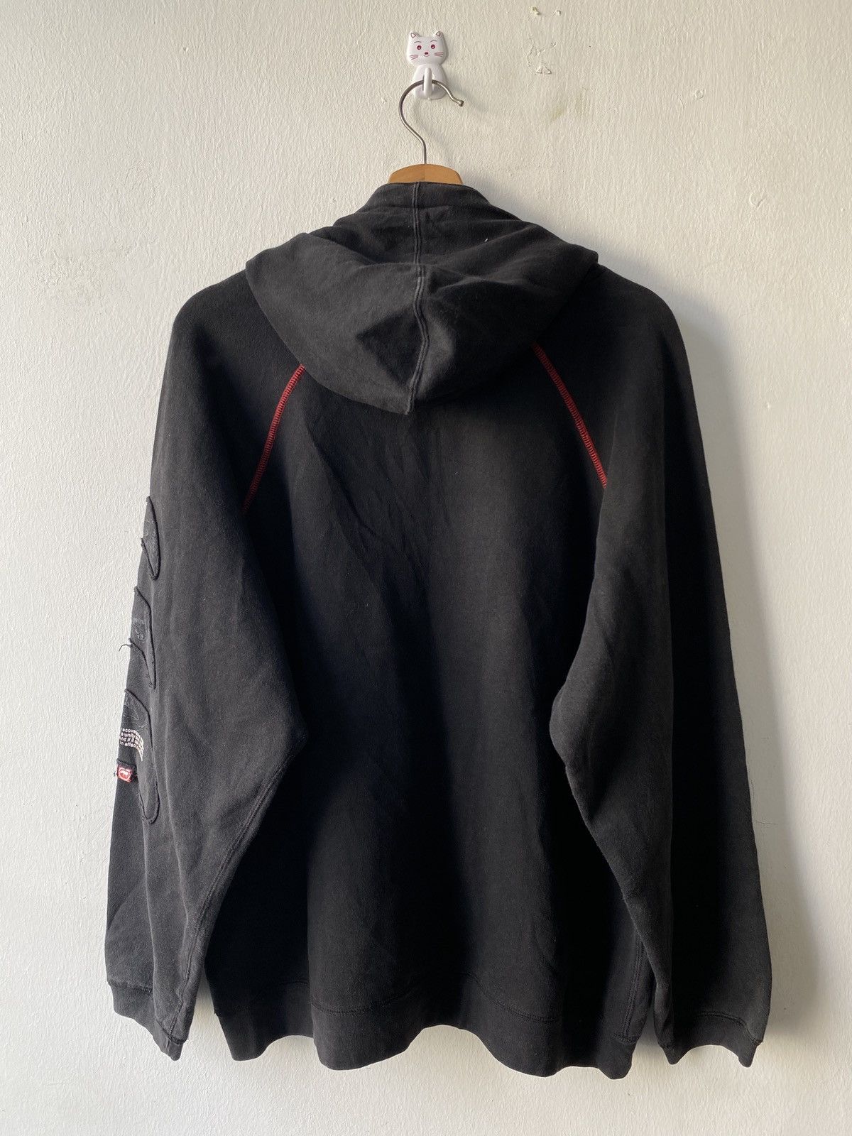 Ecko Unltd. 2000s - Ecko Unltd Complex Hoodie Faded Black Size US L / EU 52-54 / 3 - 4 Thumbnail