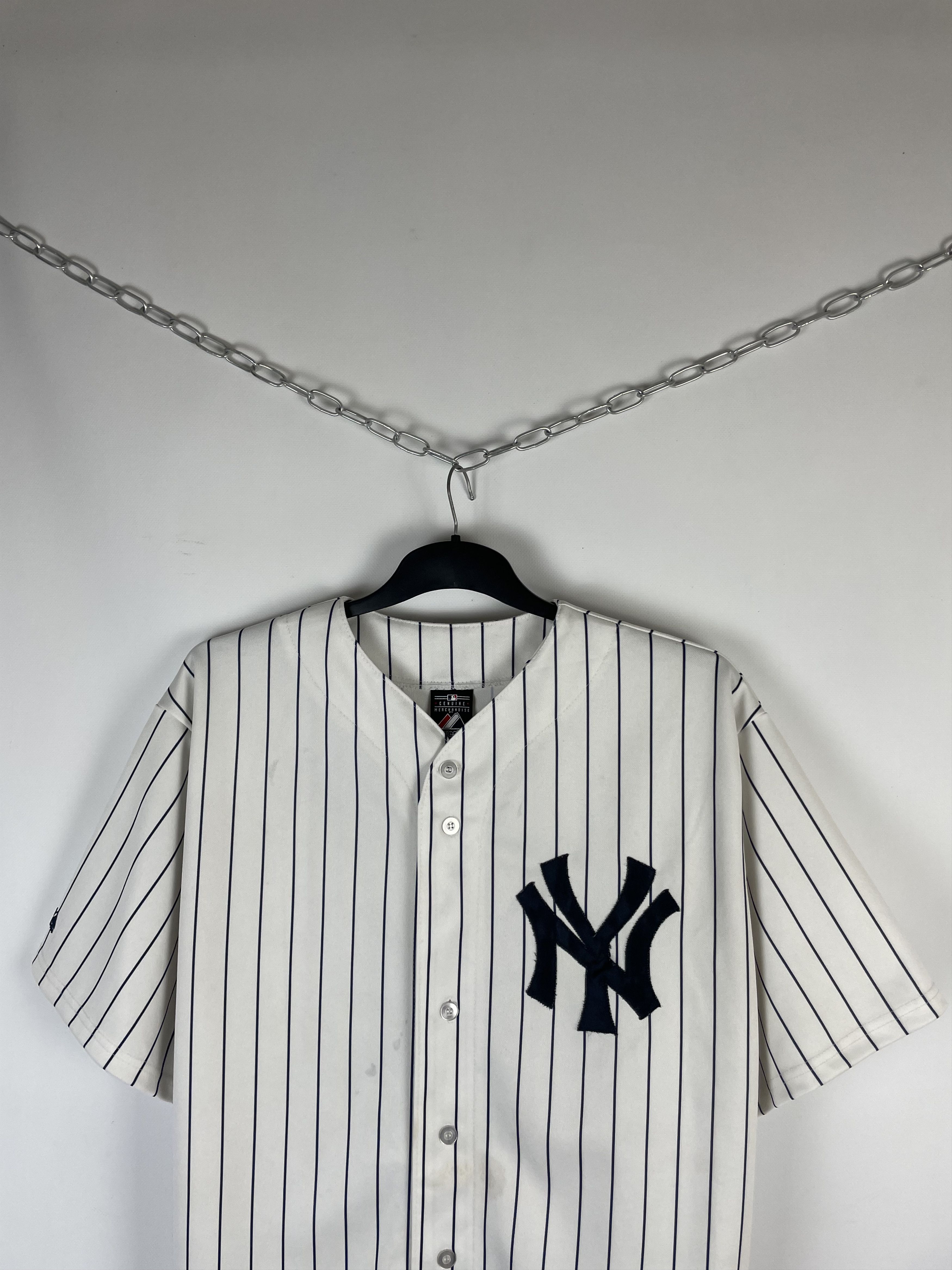 Majestic Vintage MLB New York Yankees Derek Jeter #2 Majestic Jersey Size US XL / EU 56 / 4 - 3 Thumbnail