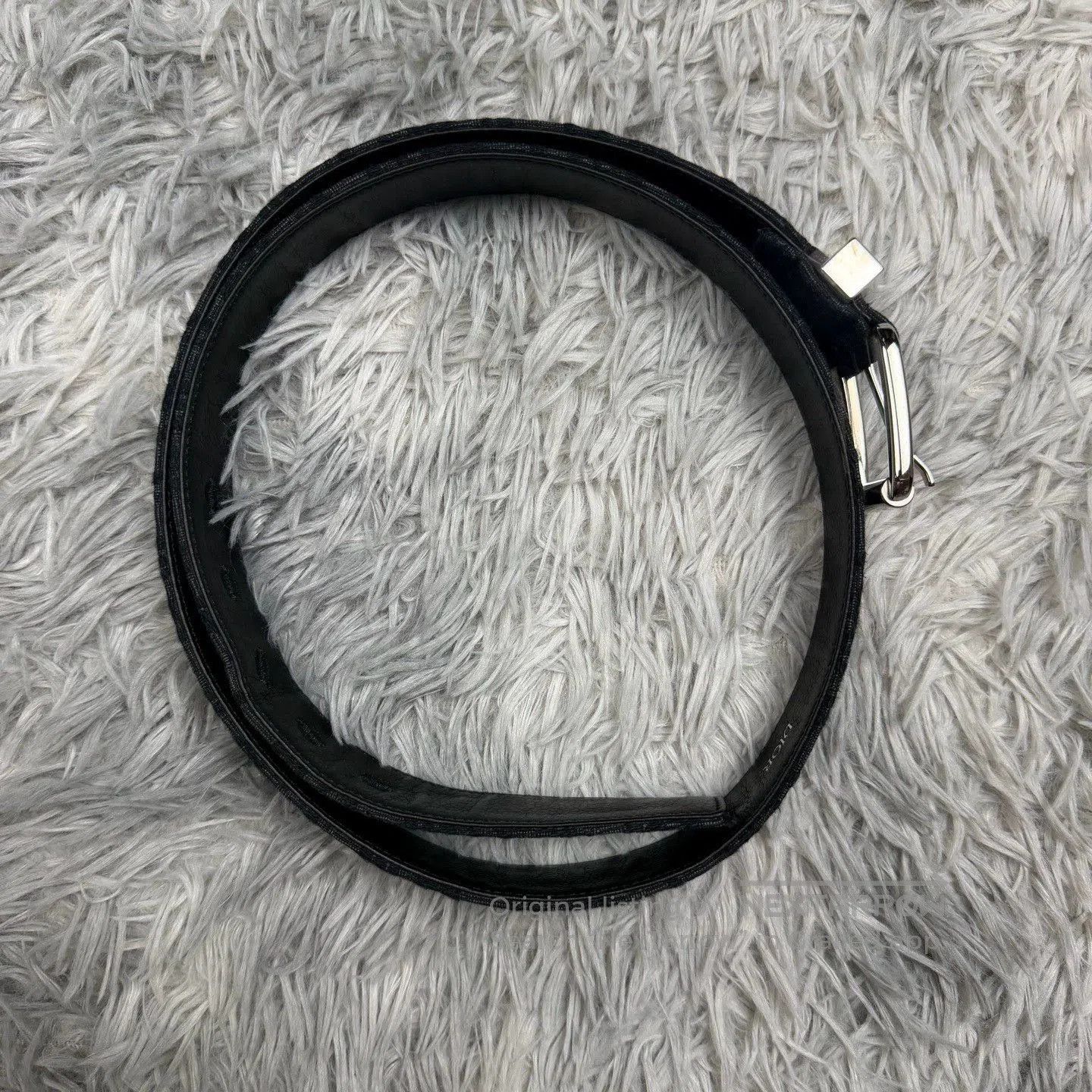 Dior dior black woven leather belt size 95. Size ONE SIZE - 2 Thumbnail