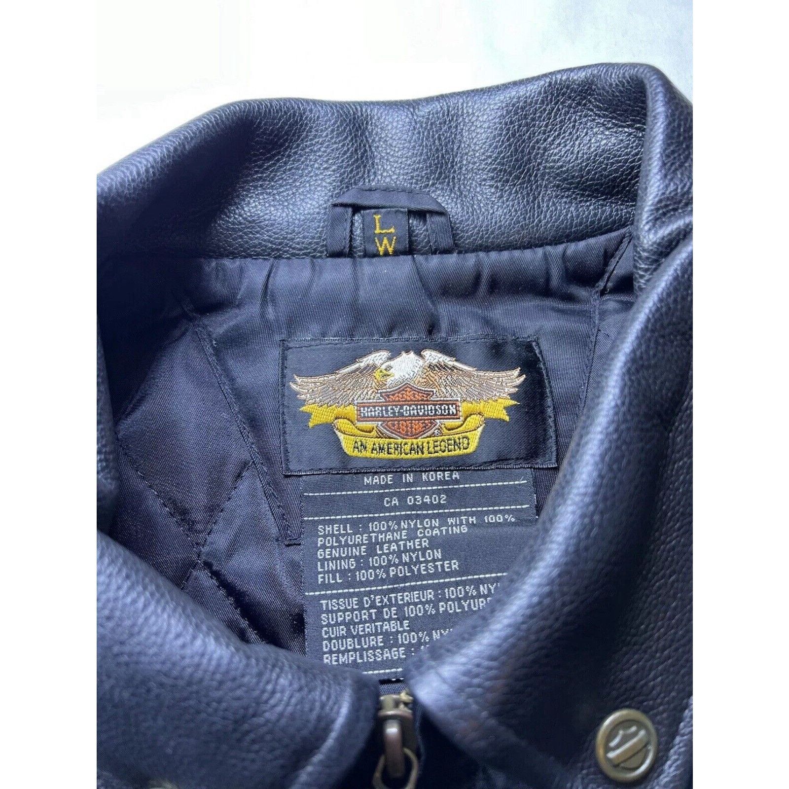 Harley Davidson Harley Davidson Bomber Jacket Women's Large Motorcycle Nylon Size L / US 10 / IT 46 - 5 Thumbnail