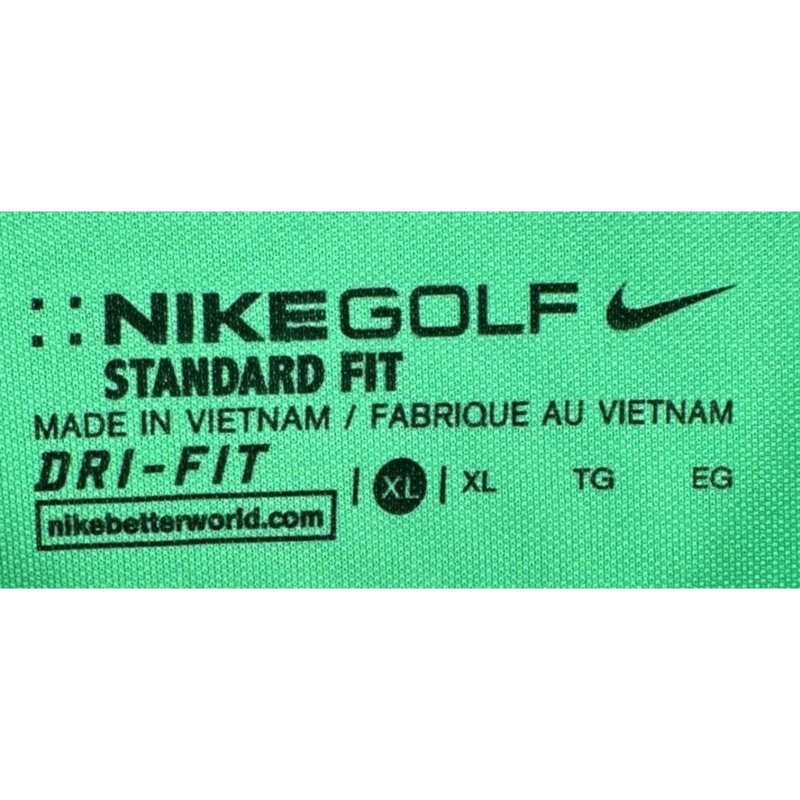 Nike Nike Golf Polo Shirt Mens XL Dri-Fit Green Athletic Standard Fit Short Sleeve Polo Golf Shirt Size US XL / EU 56 / 4 - 4 Thumbnail