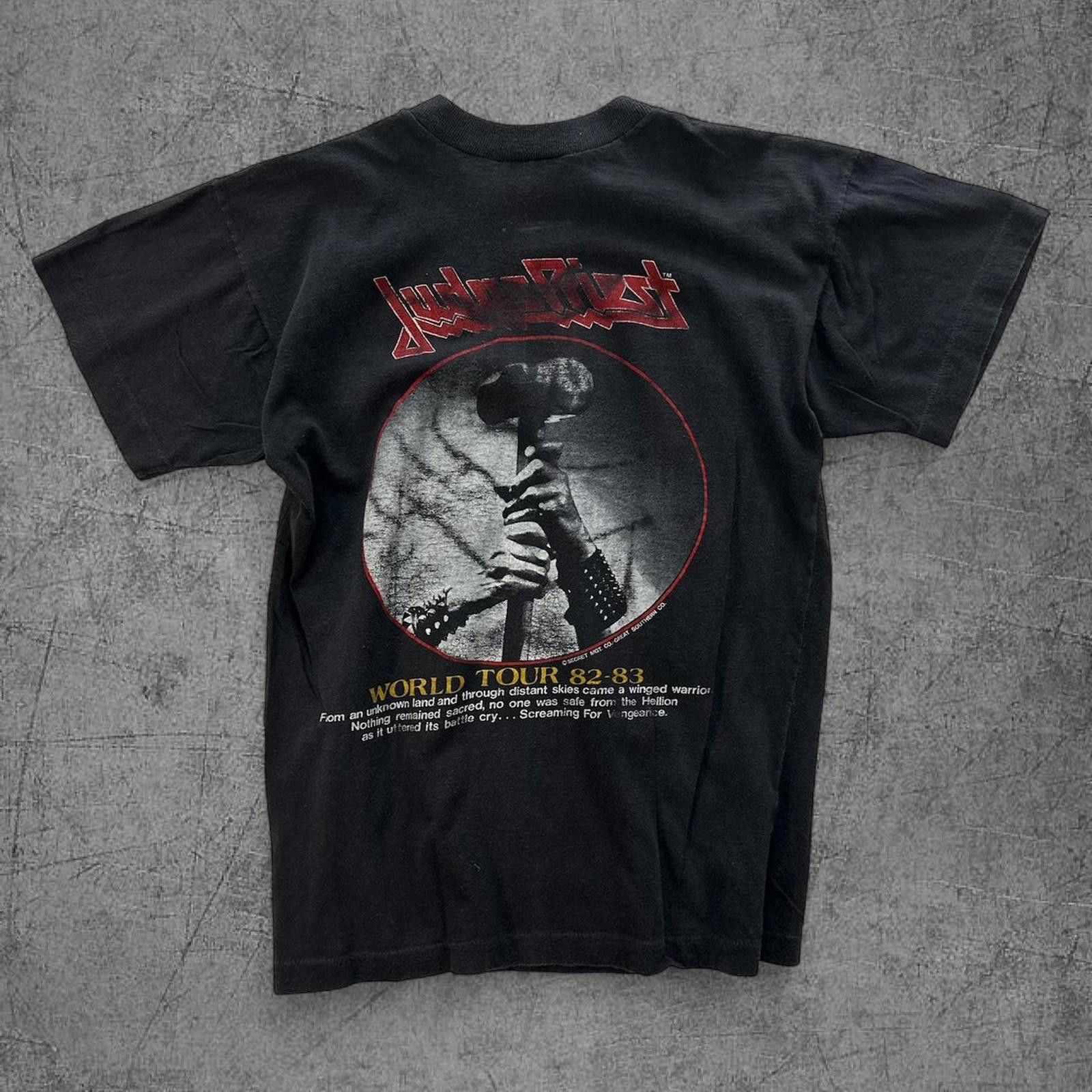 Vintage 1982/83 Judas Priest Screaming for Vengeance Tour Tee Size US S / EU 44-46 / 1 - 3 Thumbnail