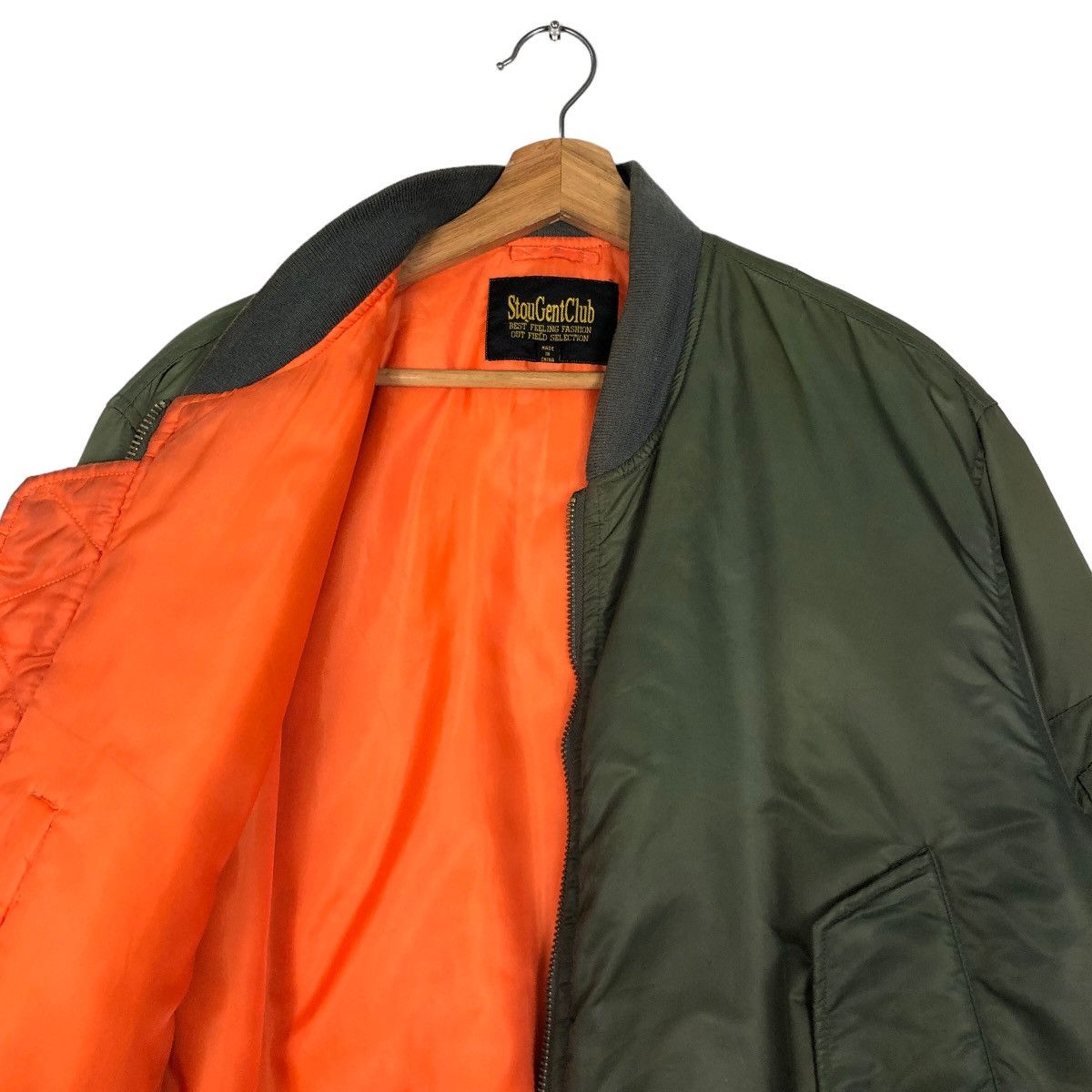 Japanese Brand 🔥90’s Riot Riot Reversible Bomber Jacket Stou Gent Club Size US M / EU 48-50 / 2 - 9 Thumbnail