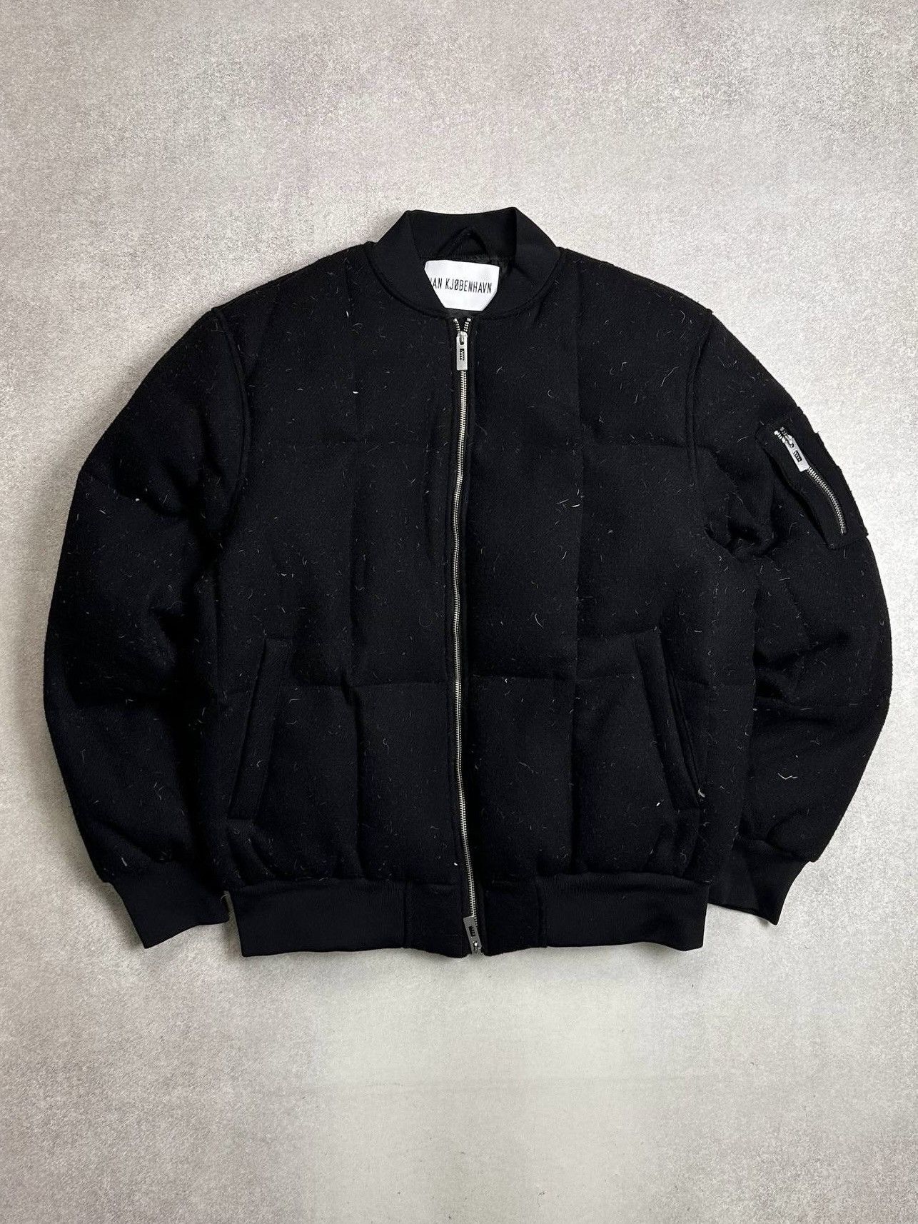 Han Kjobenhavn AW17-12-1 Han Kjobenhavn Quilted Bomber Jacket Black L Size US L / EU 52-54 / 3 - 1 Thumbnail