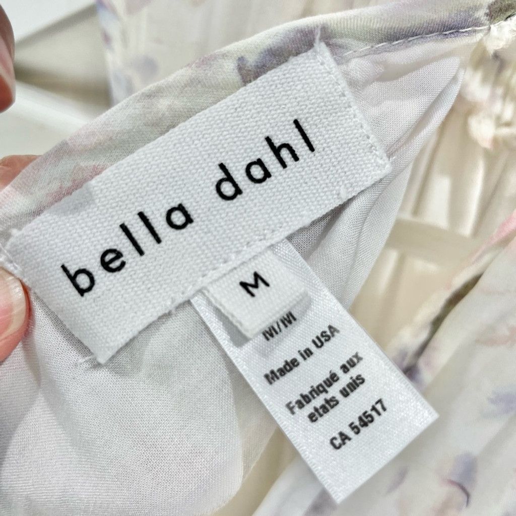Bella Dahl Bella Dahl Floral Sleeveless Smocked Waist Midi Dress Size M Size M / US 6-8 / IT 42-44 - 8 Thumbnail