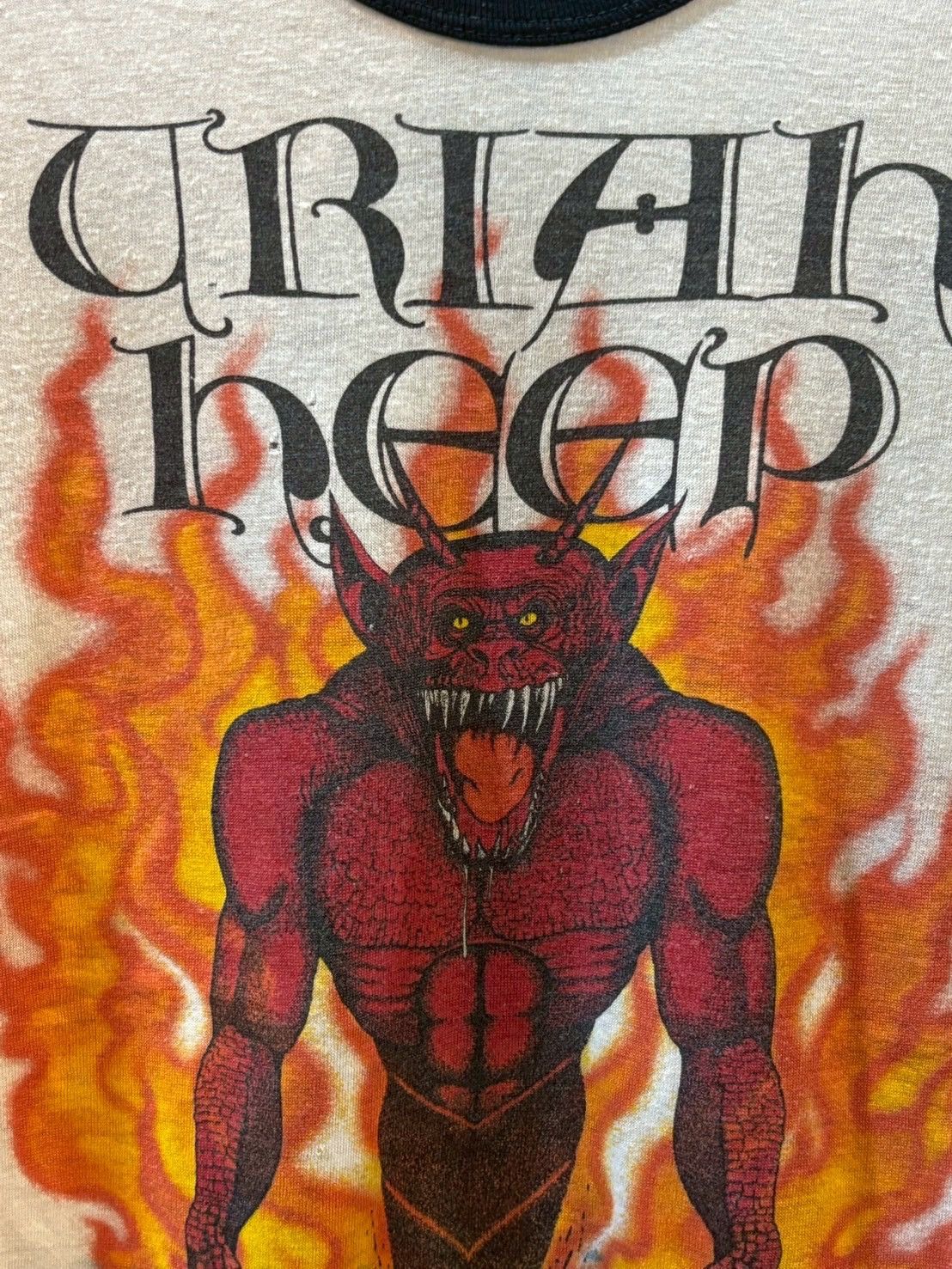 Band Tees Uriah Heep T-shirt 1982’s Size US L / EU 52-54 / 3 - 3 Thumbnail