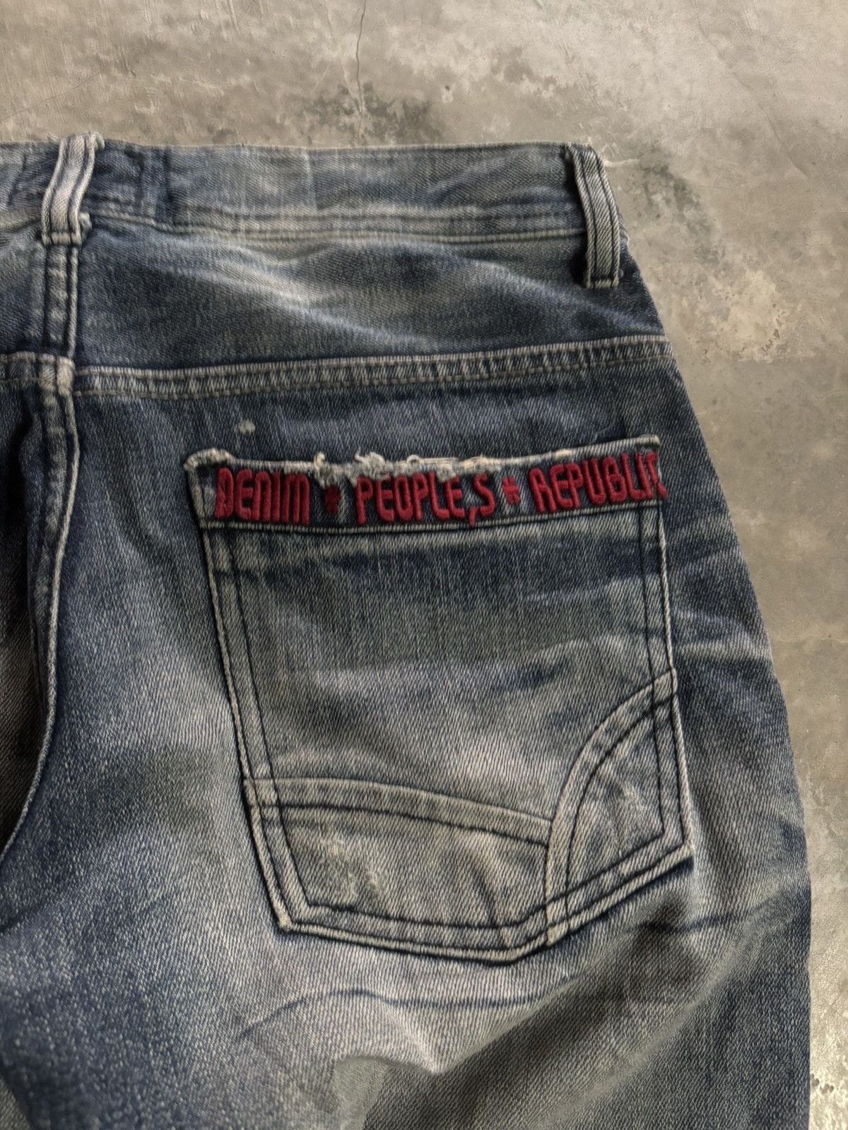 Japanese Brand DPSR JEANS DISTRESSED JAPANESE DENIM WASHED FADE PUNK GRUNGE Size US 32 / EU 48 - 16 Thumbnail