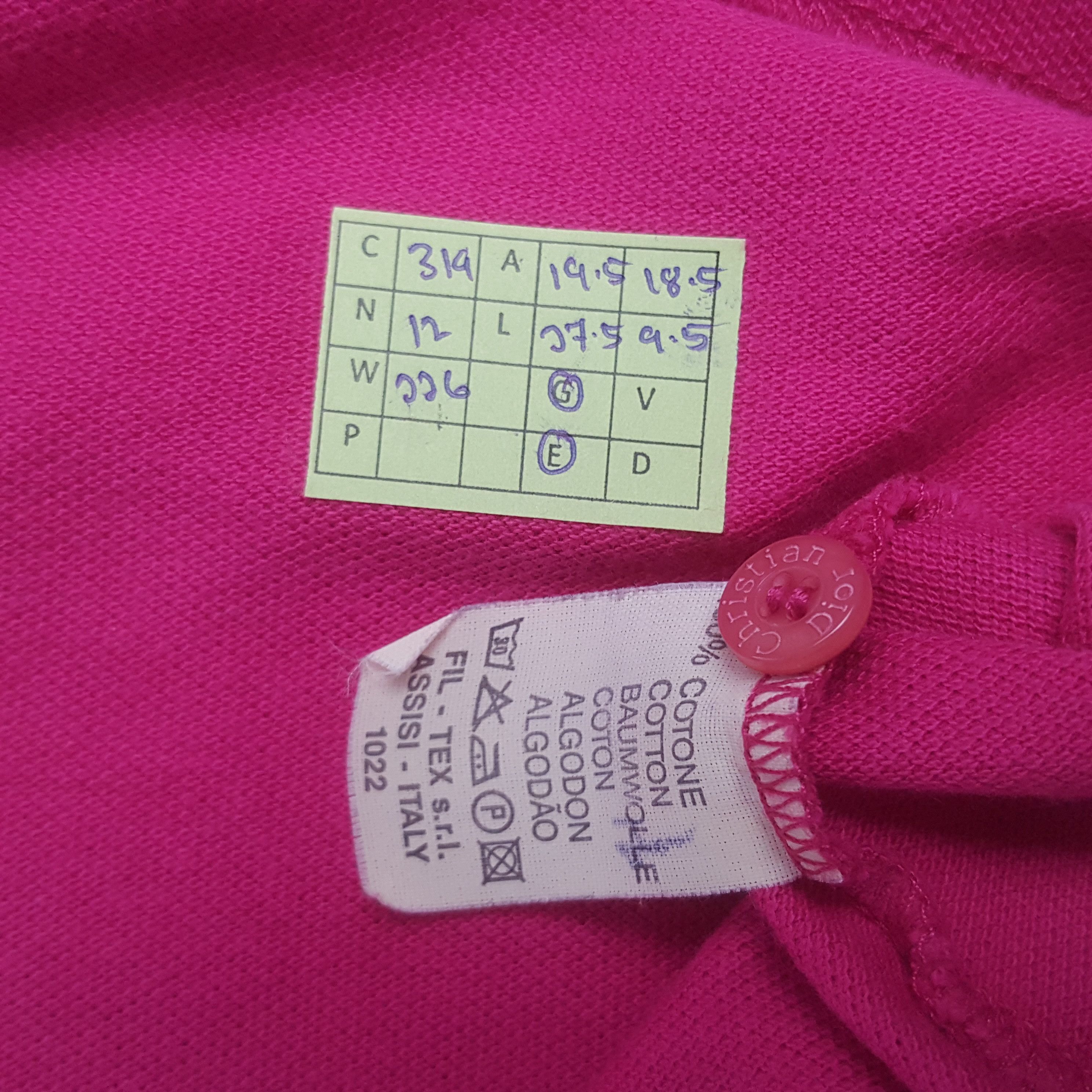 Christian Dior Monsieur Vintage Christian Dior Monsieur Polos C319N12 Size US M / EU 48-50 / 2 - 5 Thumbnail