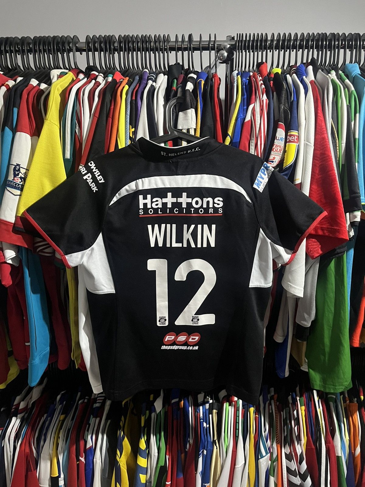 Other ISC St Helens R.F.C 2013/14 Away Jon Wilkin #12 Rugby Jersey Size US XS / EU 42 / 0 - 1 Thumbnail