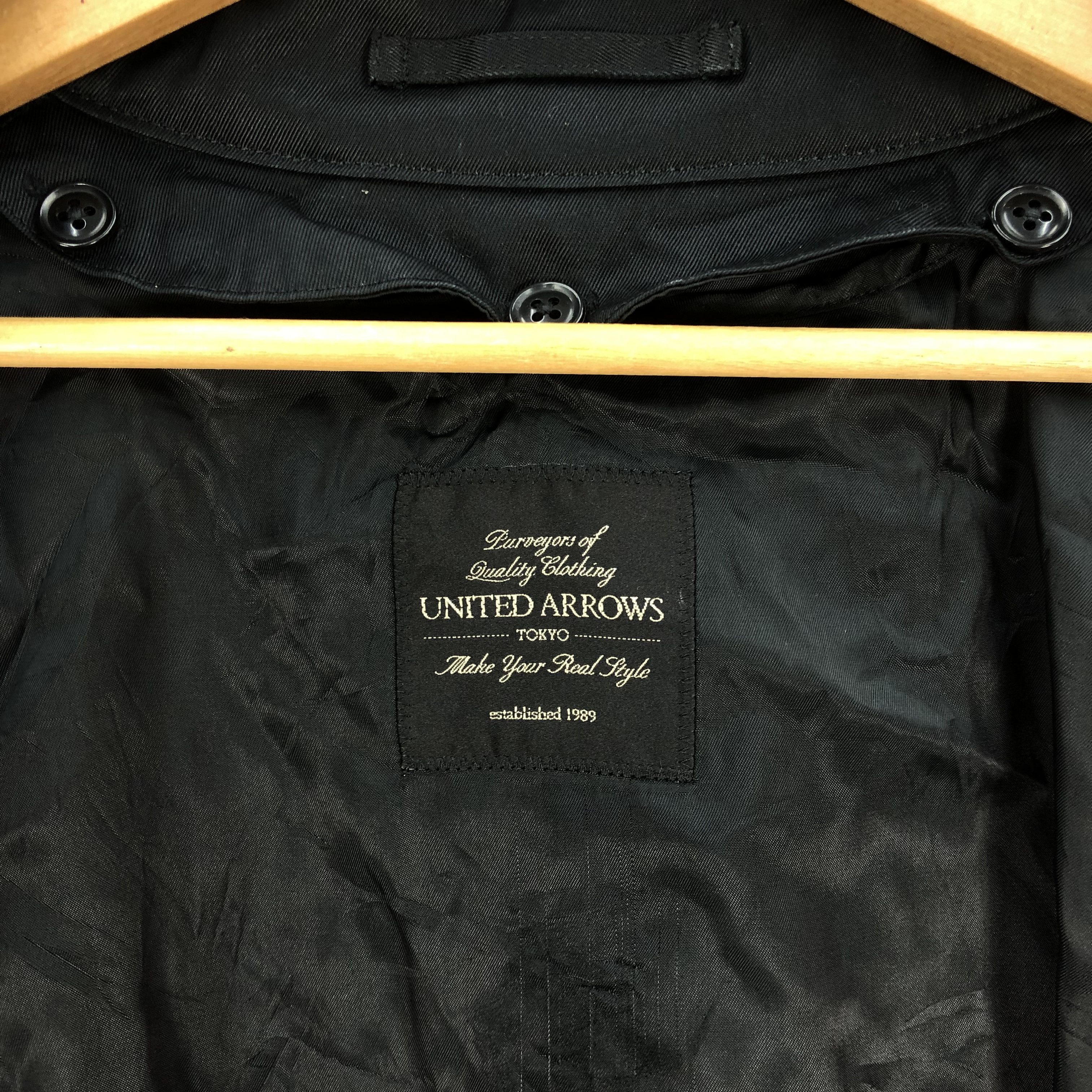 United Arrows × Vintage Vintage United Arrow Double Breasted Long Coat Jacket Size L / US 10 / IT 46 - 8 Thumbnail