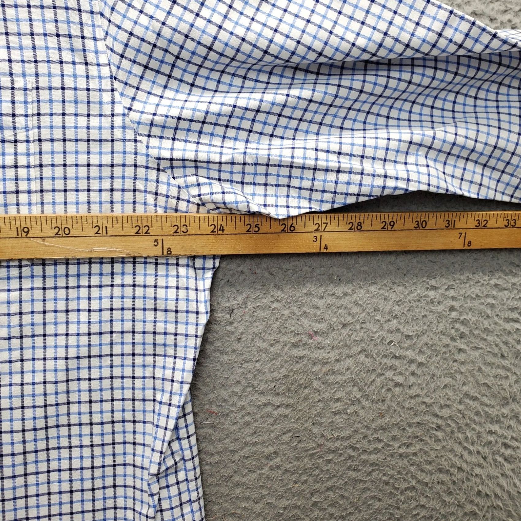 Ralph Lauren Lauren Ralph Lauren Dress Shirt Mens 16.5 Multicolor Plaid Classic Stretch Non-Iron Shirt Mens XS-XL? Size 46R - 4 Thumbnail