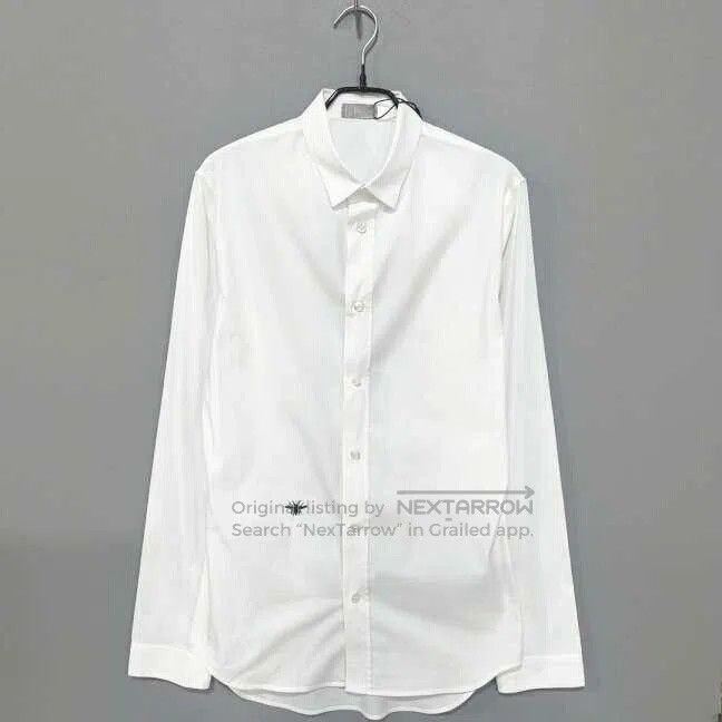 Dior Dior White Bee Embroidery Shirt. Size S / US 4 / IT 40 - 1 Thumbnail