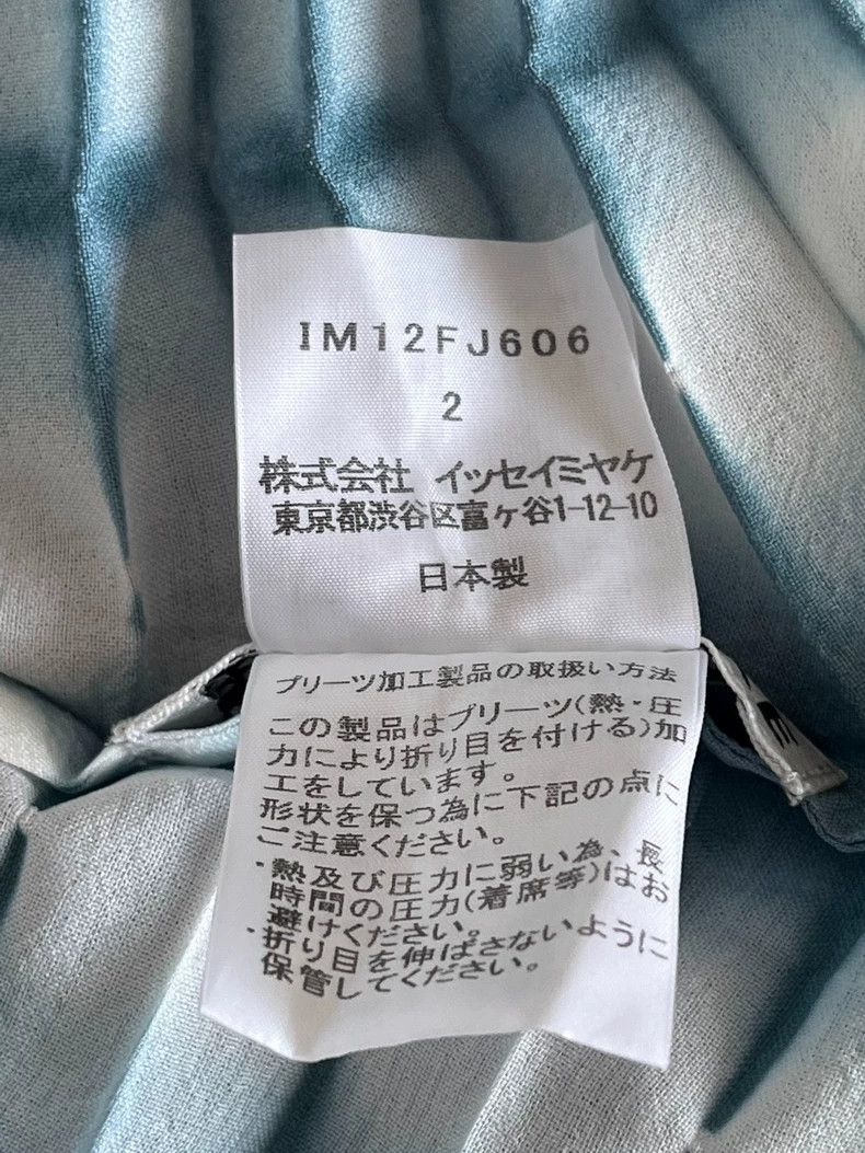 Issey Miyake Issey Miyake size:2 Blue-gray pleated short-sleeved shirt Size S / US 4 / IT 40 - 4 Thumbnail