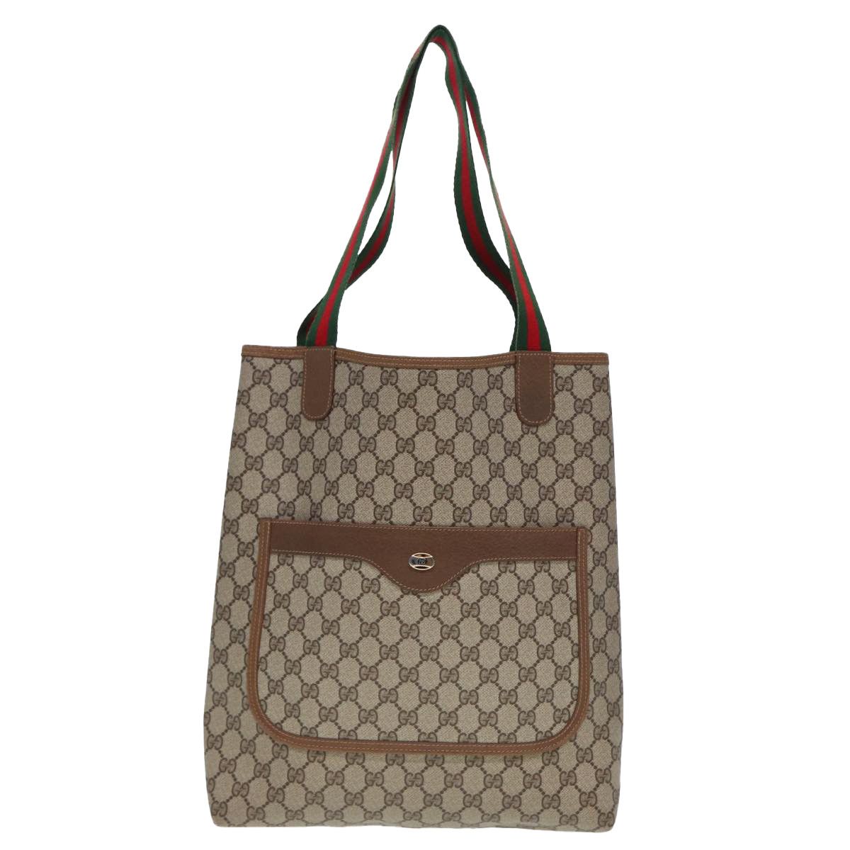 Gucci Gg Canvas Beige Canvas Tote Bag (Pre-Owned) Size ONE SIZE - 1 Thumbnail