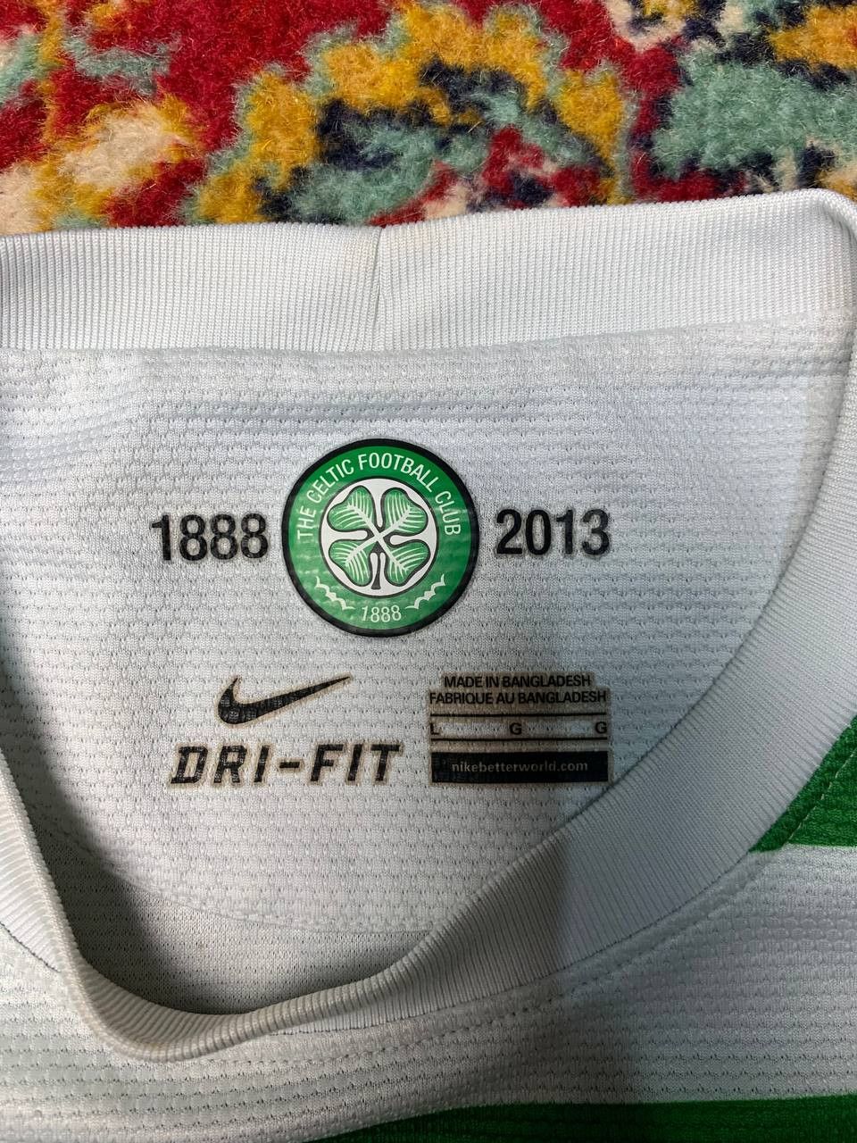 Nike CELTIC 2012 2013 HOME FOOTBALL SHIRT SOCCER JERSEY Size US L / EU 52-54 / 3 - 3 Thumbnail
