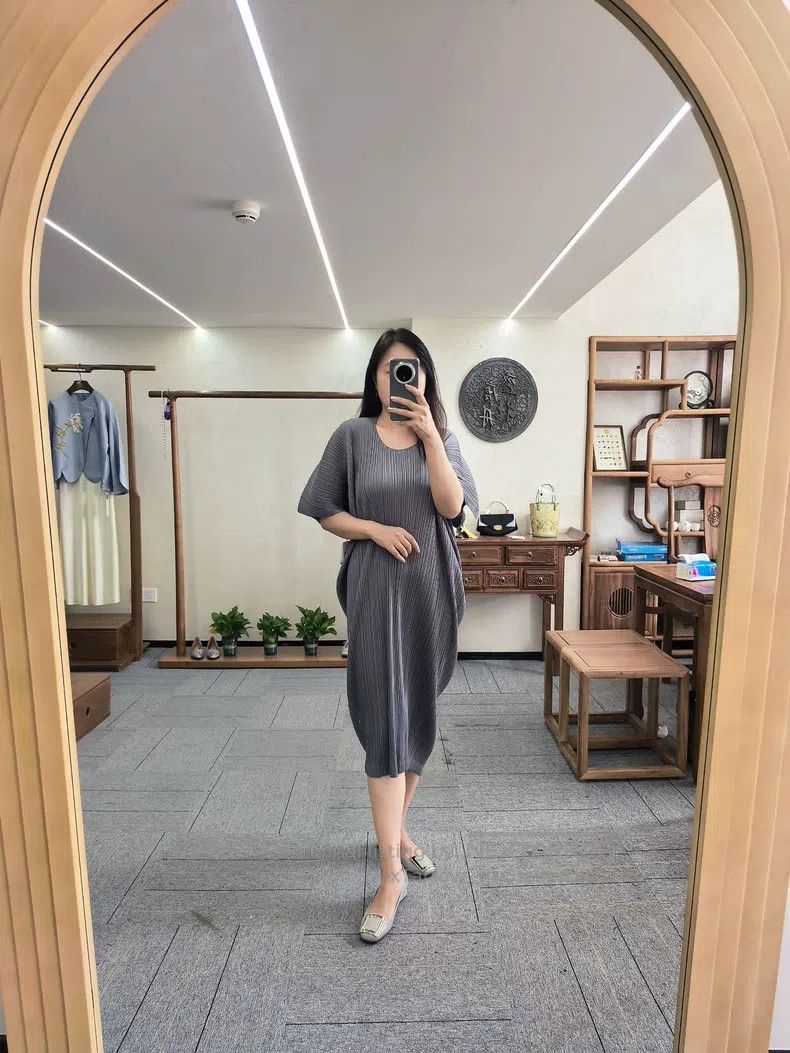 Issey Miyake Issey Miyake Dress Size L / US 10 / IT 46 - 4 Thumbnail