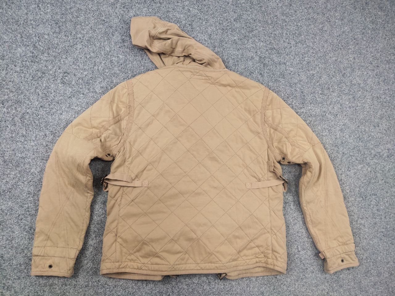 Ralph Lauren Rare Vintage 90's Ralph Lauren Quilted Beige Workwear Jacket Size US S / EU 44-46 / 1 - 12 Thumbnail