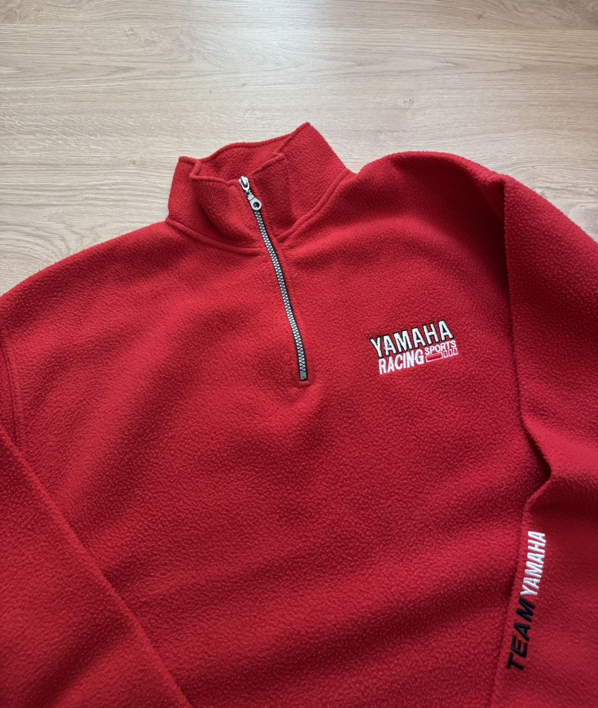 Yamaha Vintage 00’s Yamaha y2k Racing Fleece Long Sleeve Pullover Size US XL / EU 56 / 4 - 2 Thumbnail