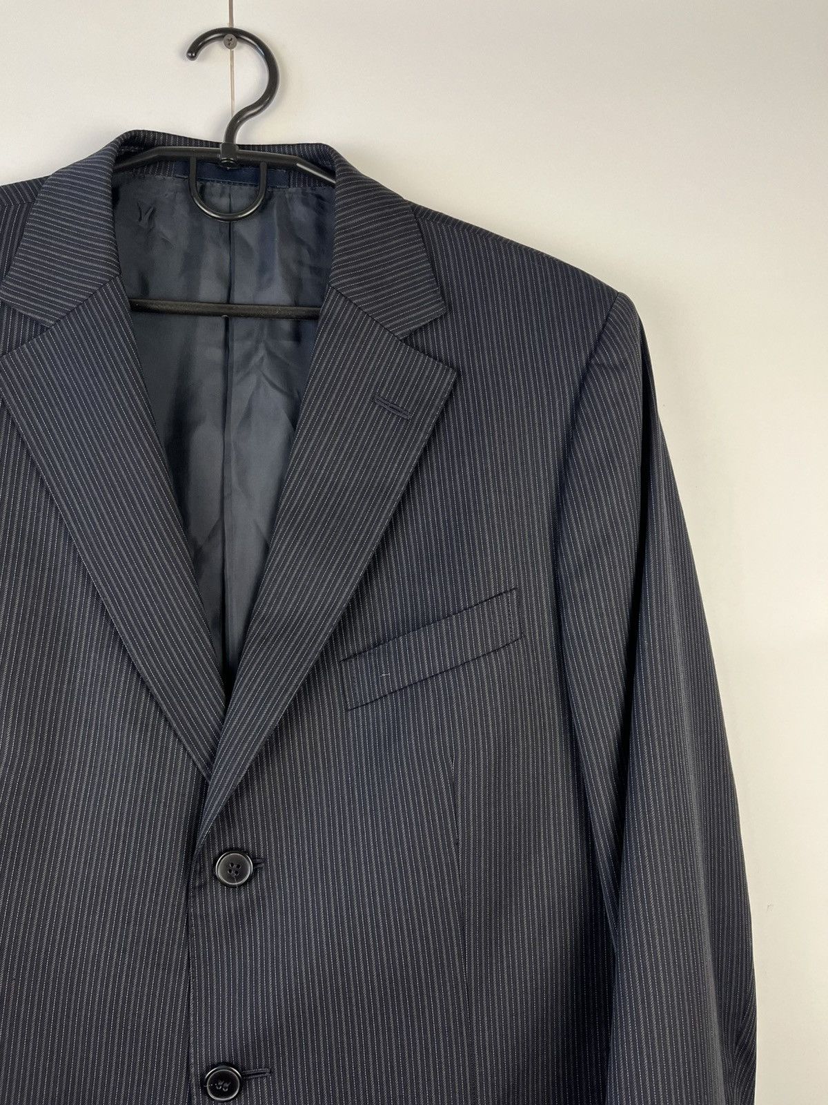 Z Zegna Z Zegna City Luxury Wool Stripped Suit Made in Italy Size 42R - 4 Thumbnail