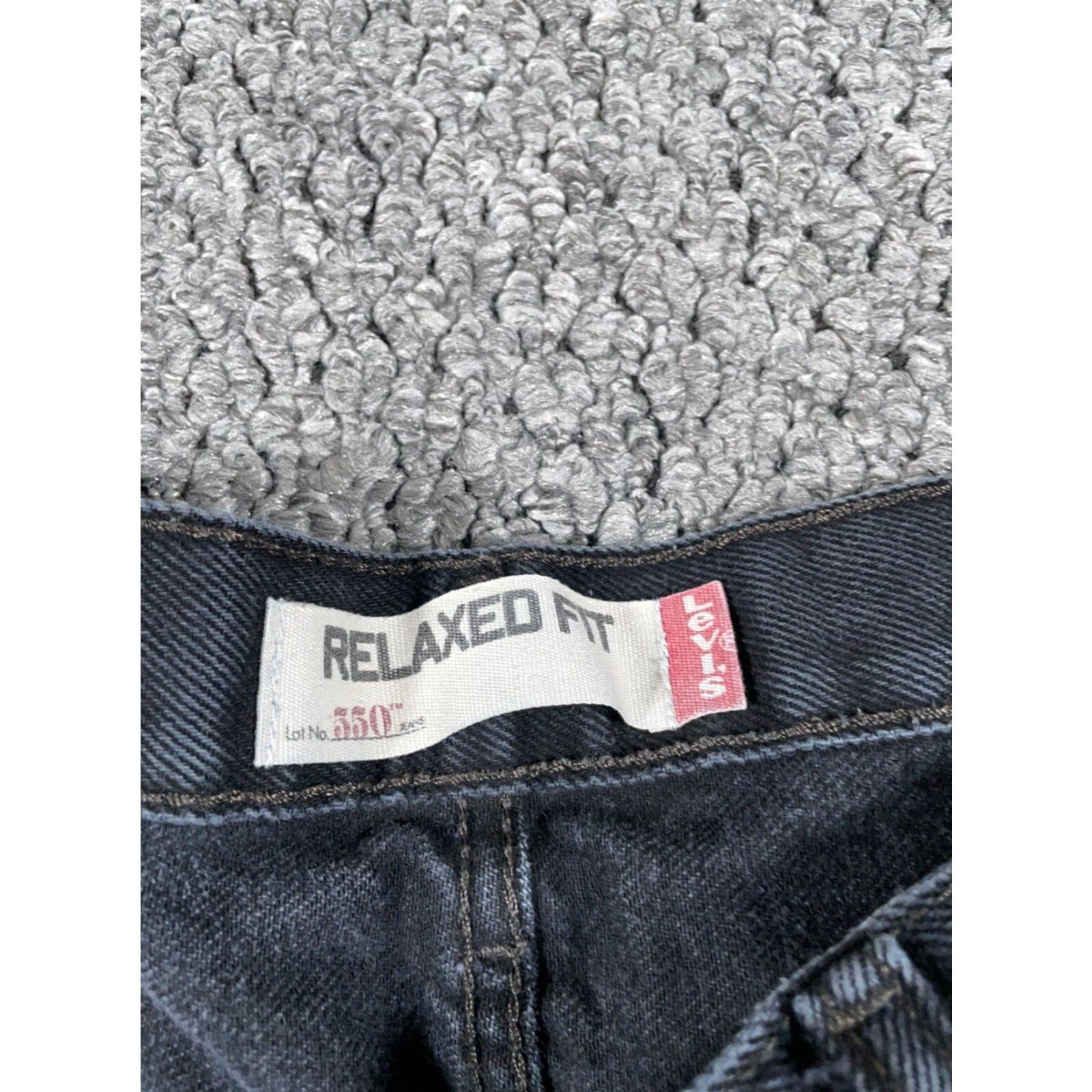 Levi's VINTAGE Levi's 550 Relaxed Fit Jeans Men's 42 x 30 Black Tapered 90s Retro Size US 42 / EU 58 - 3 Thumbnail