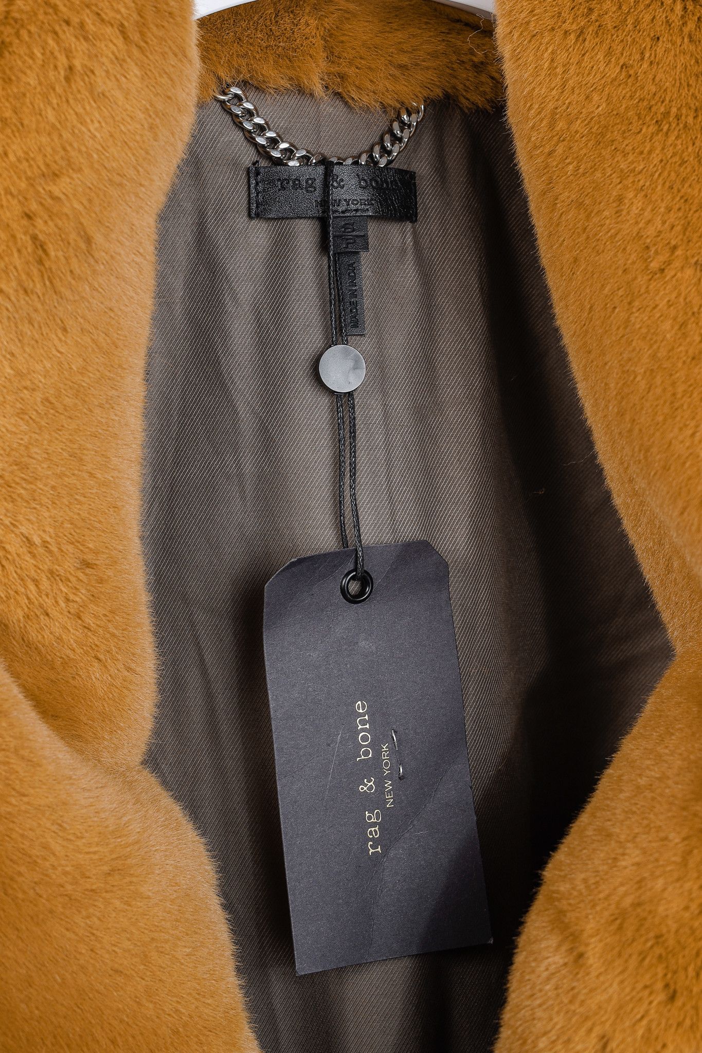 Rag & Bone Rag & Bone Bijou Camel Belted Faux Fur Coat Size S / US 4 / IT 40 - 4 Thumbnail