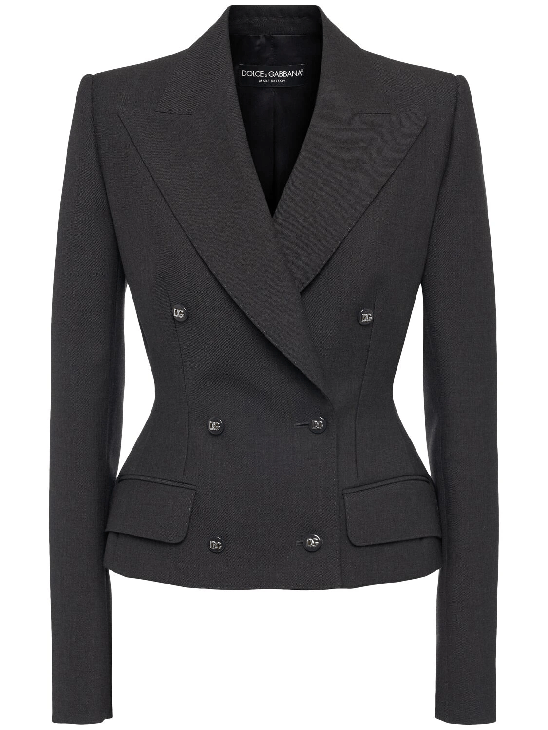 Dolce & Gabbana DOLCE&GABBANA Gray Wool Blazer Jacket New & Authentic Size L / US 10 / IT 46 - 4 Thumbnail