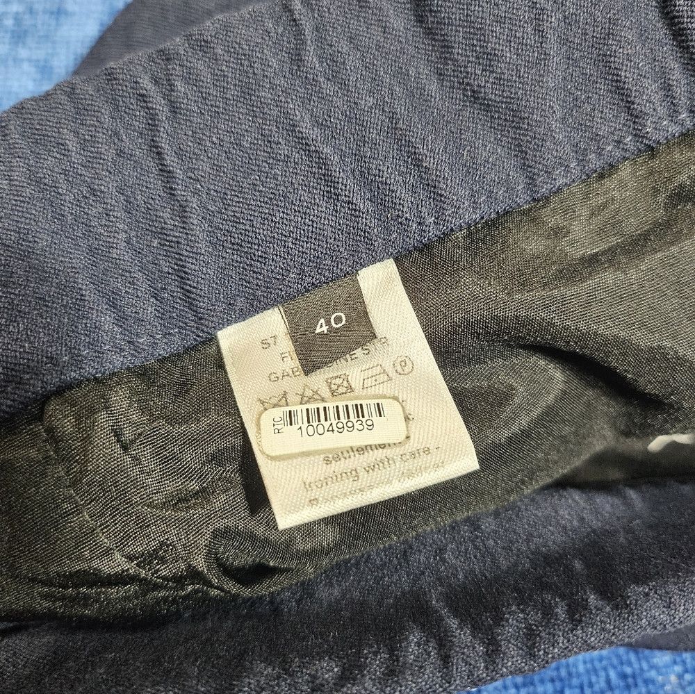 Joseph JOSEPH Navy Blue Capri Trousers Pants Side Leg Buttons 40 M Size 30" / US 8 / IT 44 - 5 Thumbnail