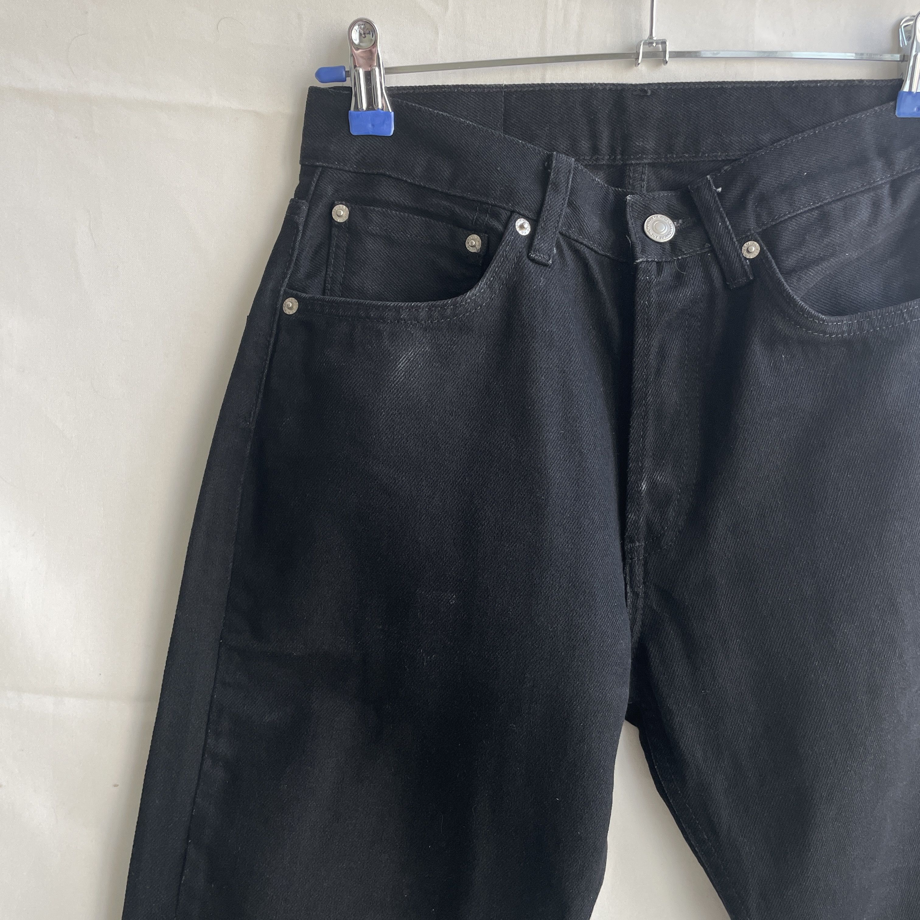 Sandro Sandro Heavy Black Regular Fit Ankle Lenght Denim Size 27 Size US 27 - 6 Thumbnail