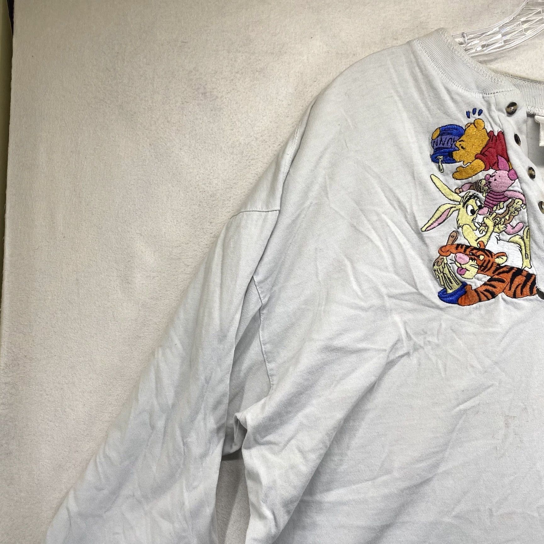 Disney VINTAGE Disney Winnie the Pooh Tigger T-Shirt Men's Large Cotton Jersey 90s Casual Size US L / EU 52-54 / 3 - 6 Thumbnail