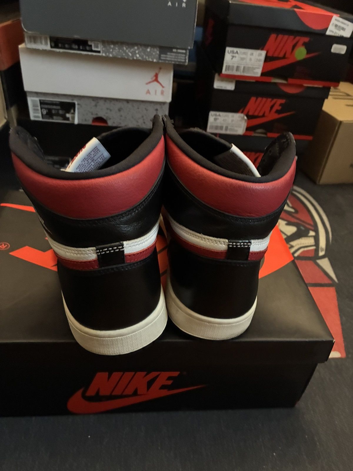 Jordan Brand Jordan 1 black gym red Size US 10 / EU 43 - 5 Thumbnail