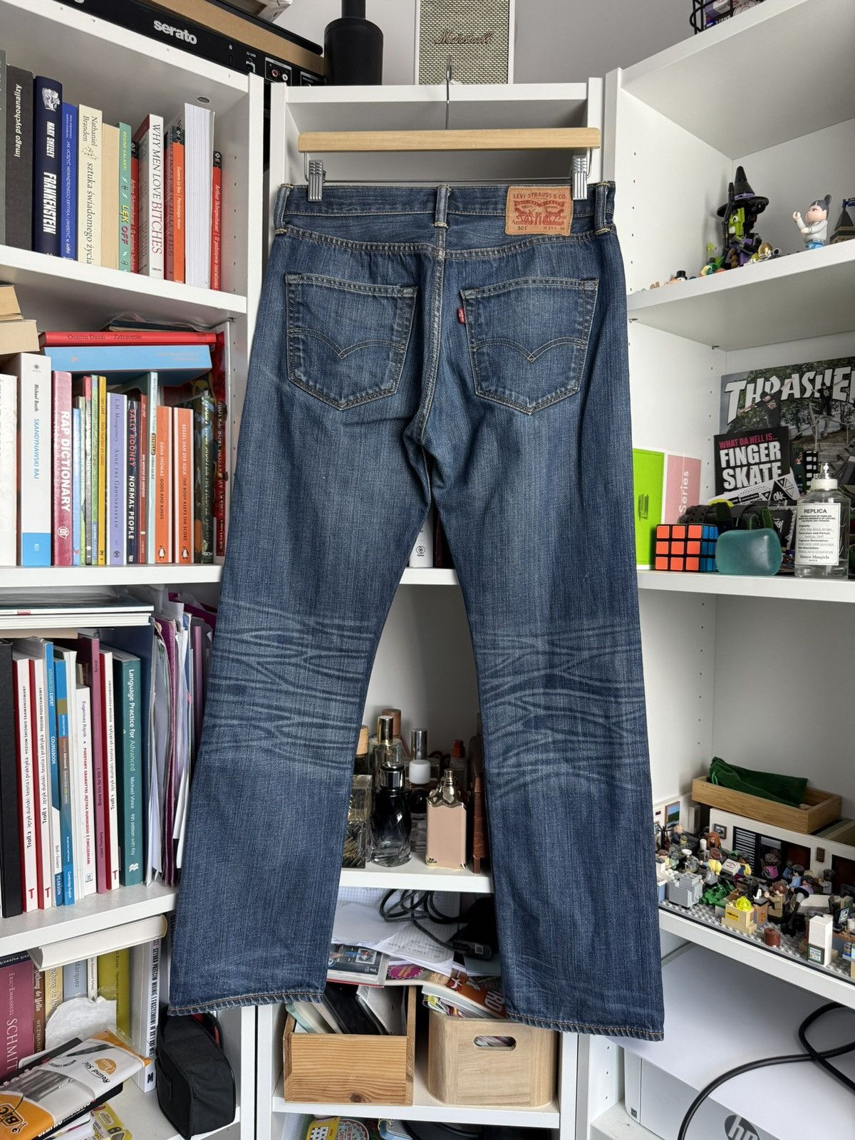 Levi's × Levi's Vintage Clothing × Vintage VIntage 90s Levi’s 501 washed denim pants 31x30 jeans casual Size US 31 - 1 Thumbnail