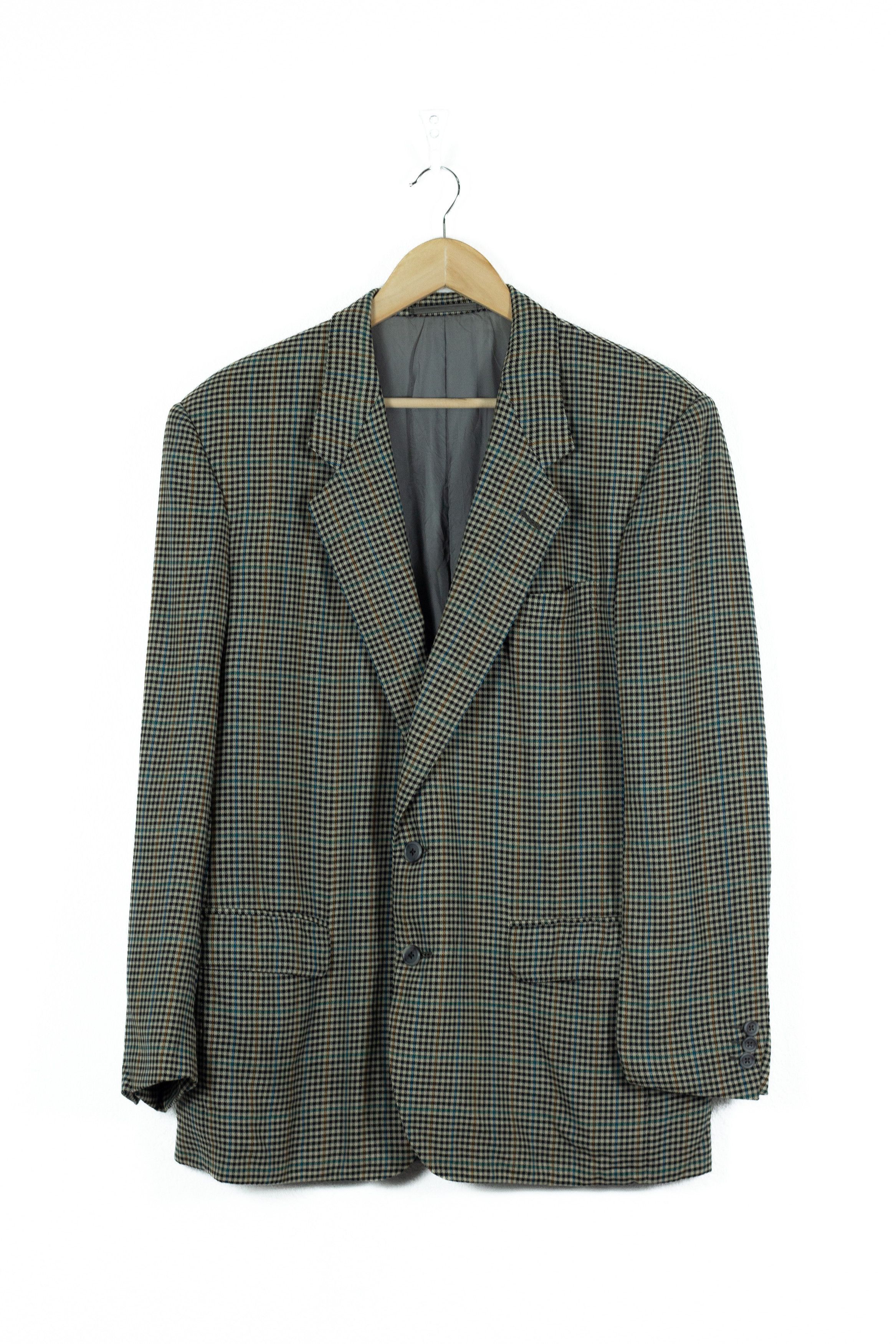 Ermenegildo Zegna × Vintage Vintage Ermenegildo Zegna Check Blazer Jacket 90s Size US L / EU 52-54 / 3 - 1 Thumbnail