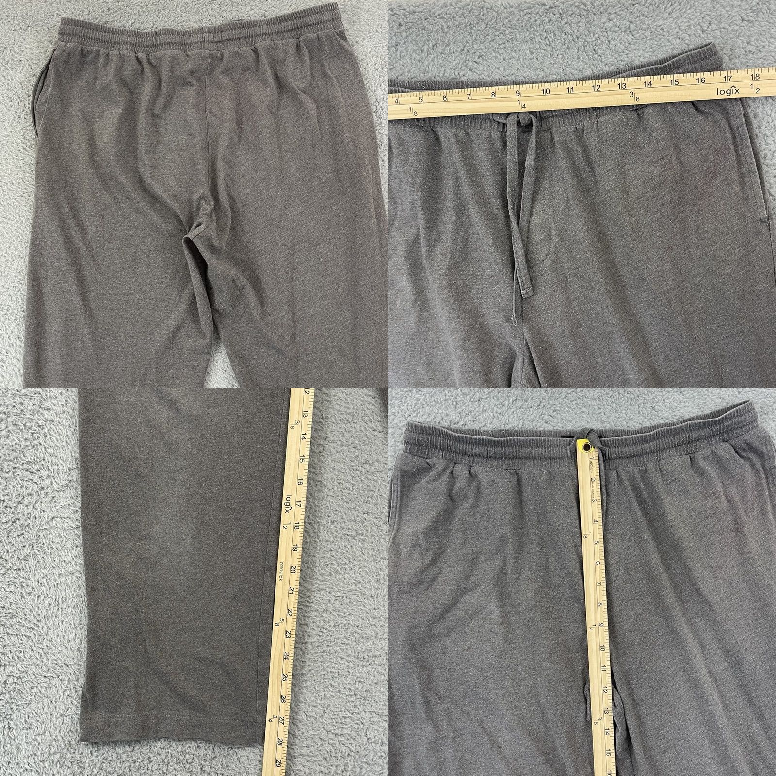 Bonobos Bonobos Sweatpants Men’s Large Slim Gray Active Drawstring Straight Wide Leg Pants Regular L Gray Nike? Size US 33 - 8 Thumbnail