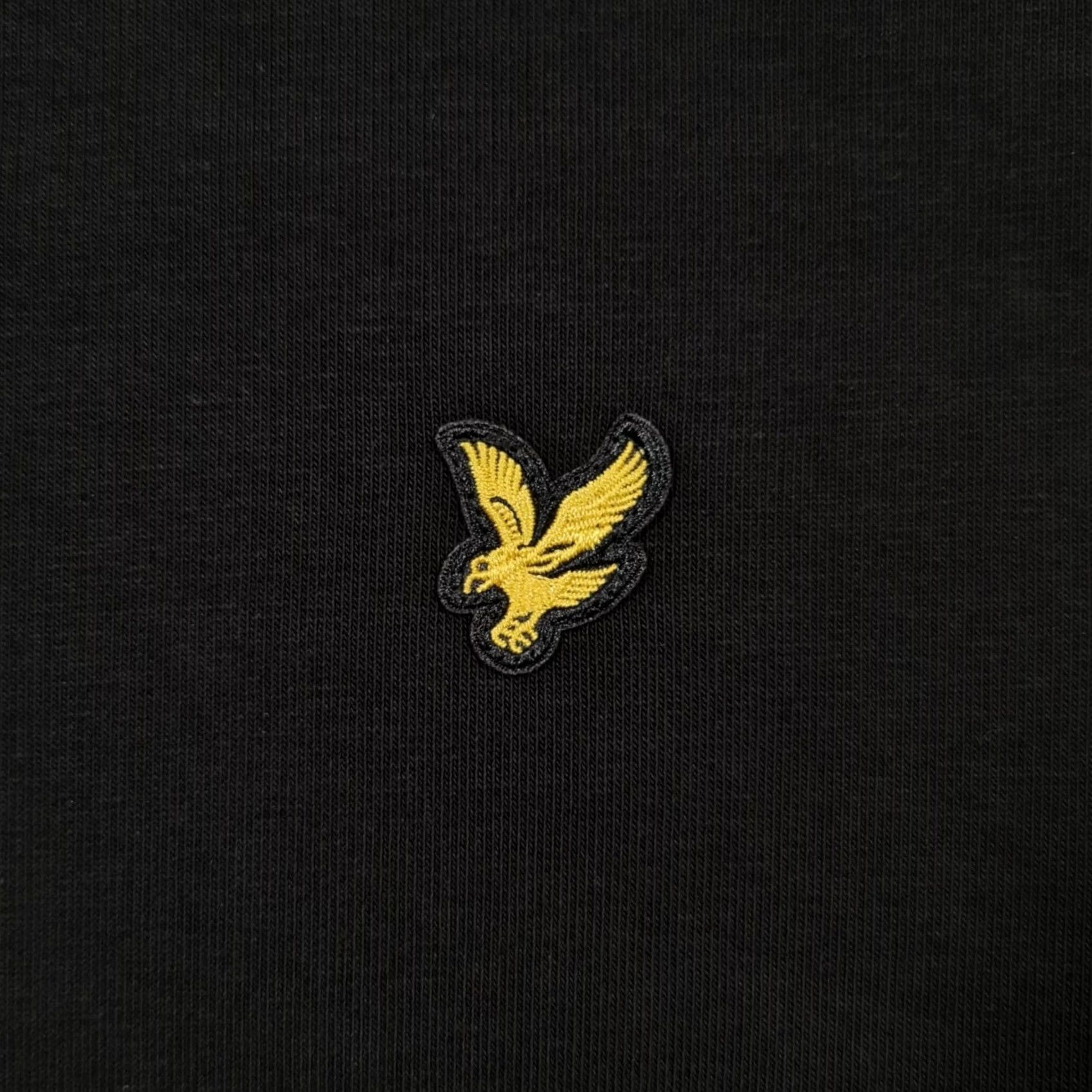 Lyle & Scott Lyle & Scott Mens Sweatshirt Black Medium Collared Neck Pullover Logo Size US M / EU 48-50 / 2 - 3 Thumbnail