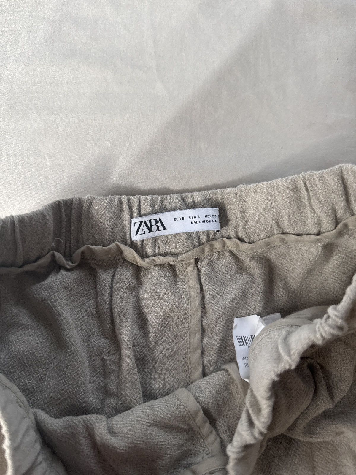Zara Beige shorts Size US 30 / EU 46 - 2 Thumbnail