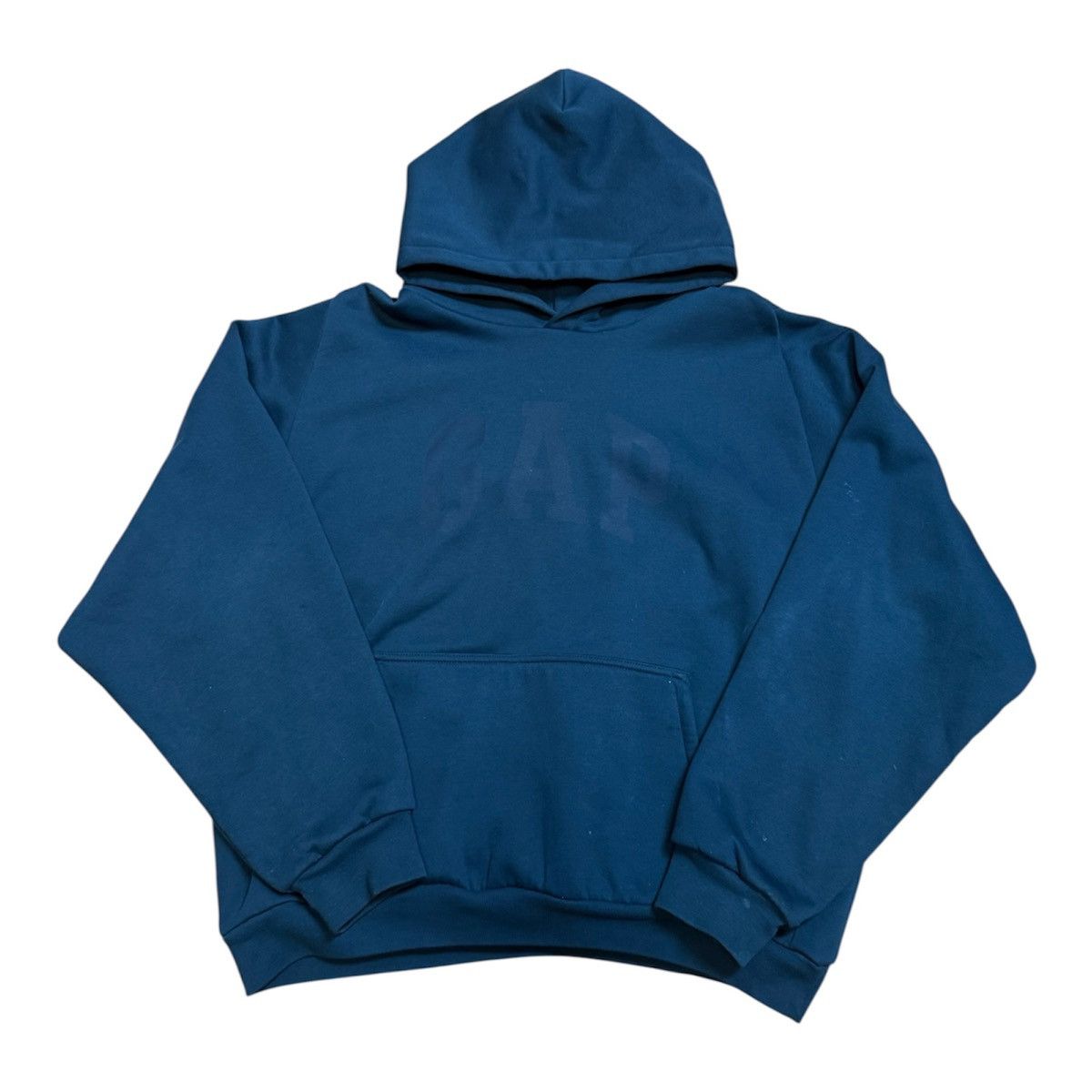 Balenciaga × Gap × Yeezy Yeezy Gap Blue Dove Hoodie Size US XL / EU 56 / 4 - 2 Thumbnail